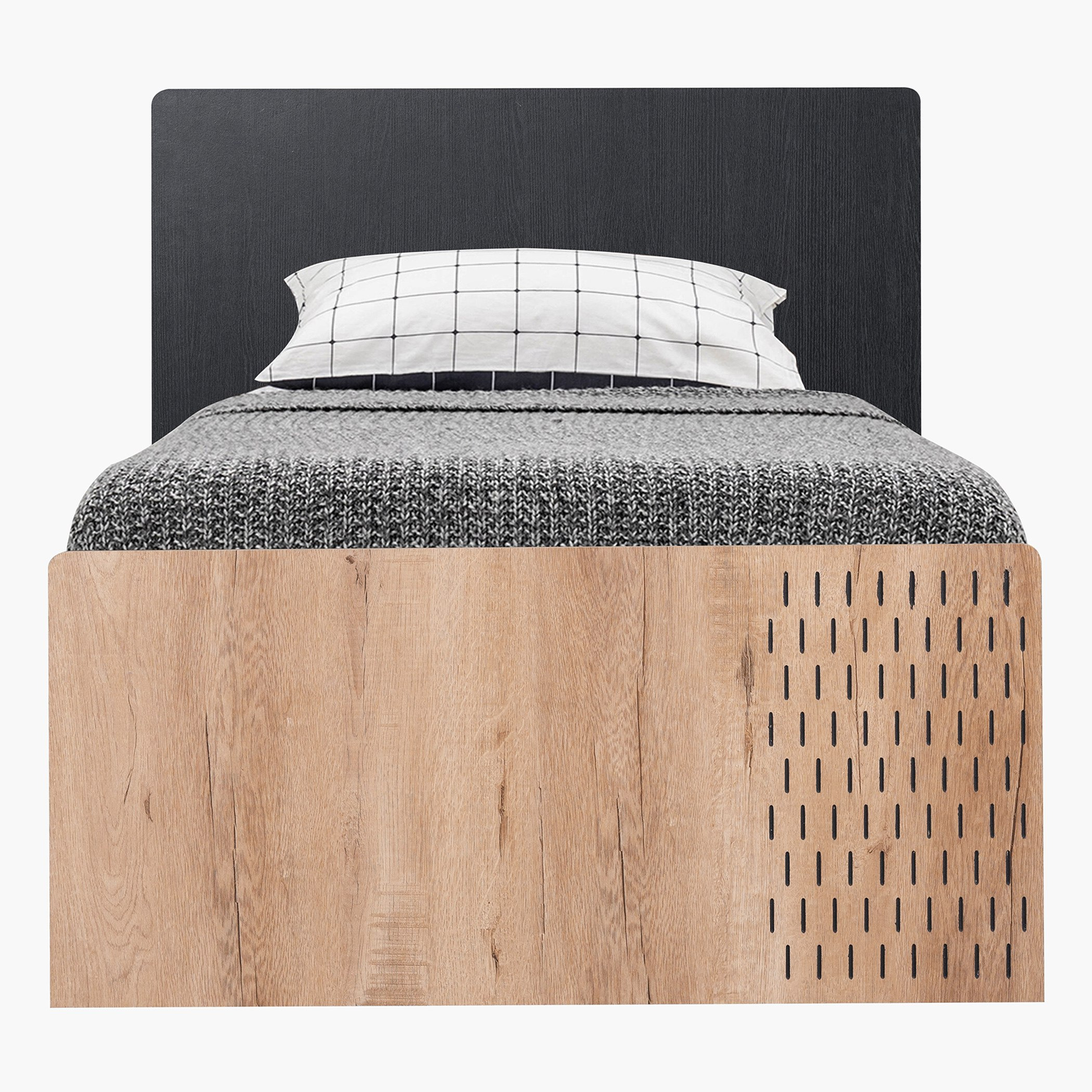 Jordan Single Smart Bed with Headboard Storage and USB Charging Port - 90x200 cm-hbxfurniture-bedsandbedsets-beds-single-image-17