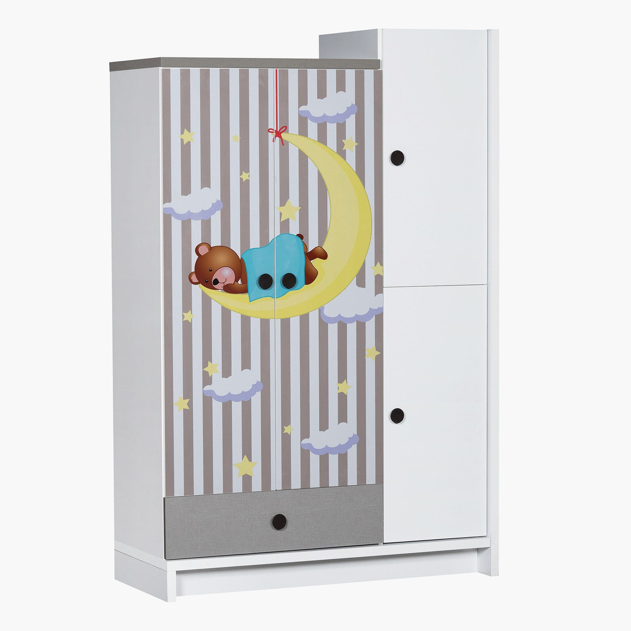 خزانة ملابس 3 أبواب مع درج - بادينجتون من موڤو -hbxfurniture-wardrobes-image-2