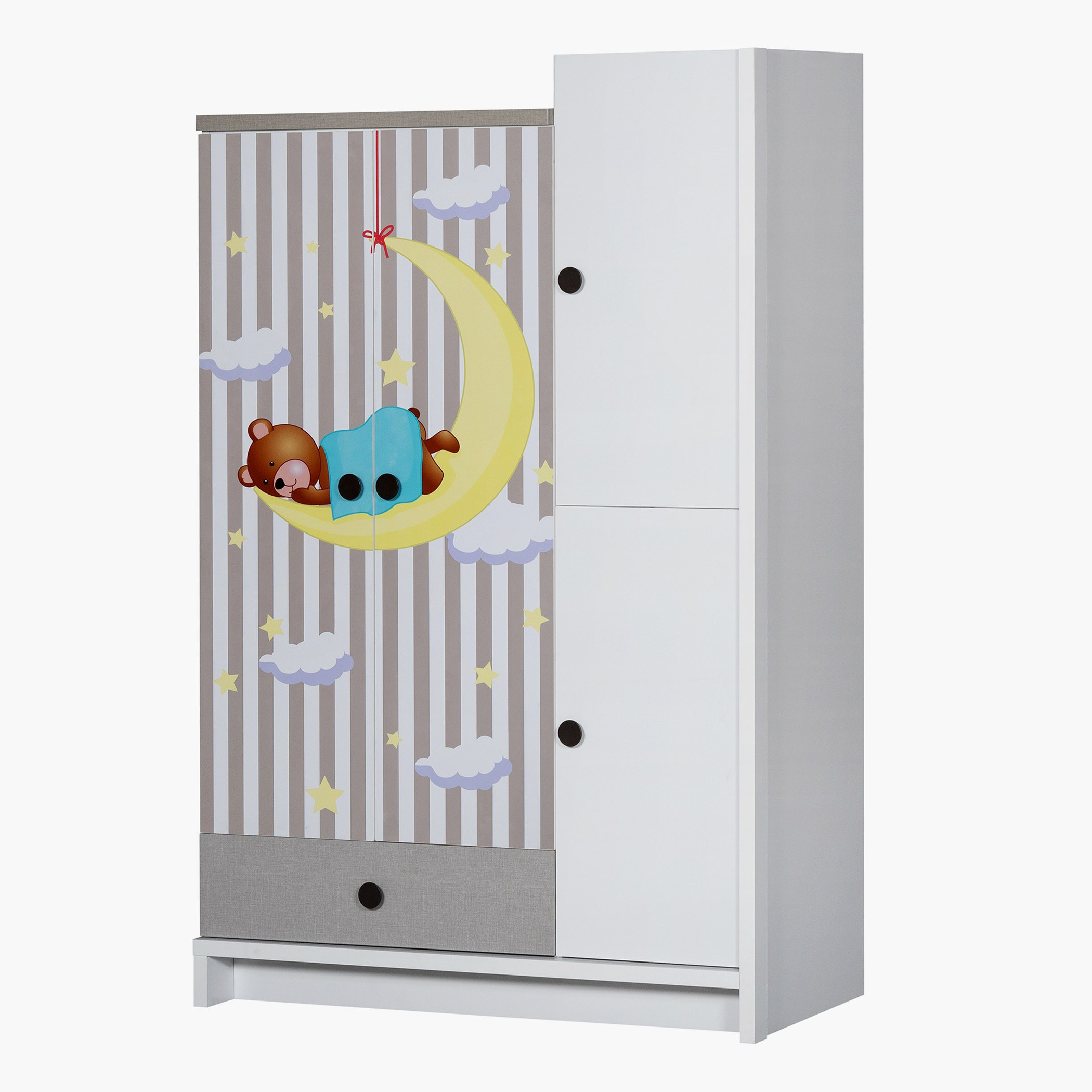خزانة ملابس 3 أبواب مع درج - بادينجتون من موڤو -hbxfurniture-wardrobes-image-3