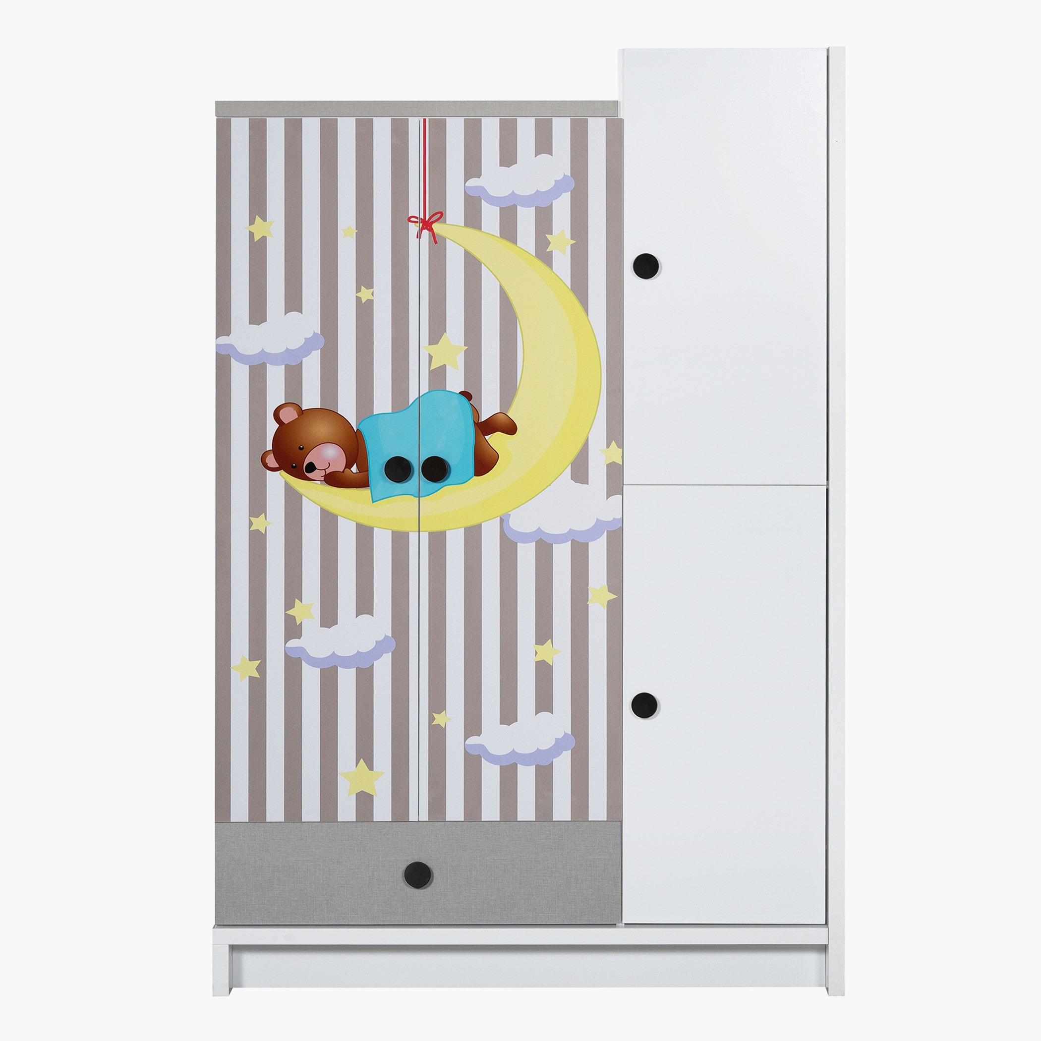 خزانة ملابس 3 أبواب مع درج - بادينجتون من موڤو -hbxfurniture-wardrobes-image-6
