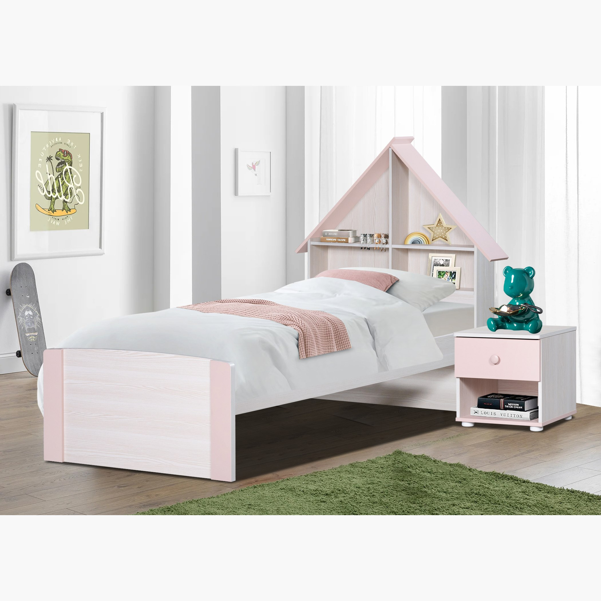 سرير فردي قابل للسّحب من آنا - 190x90 سم-hbxfurniture-bedsandbedsets-beds-image-3