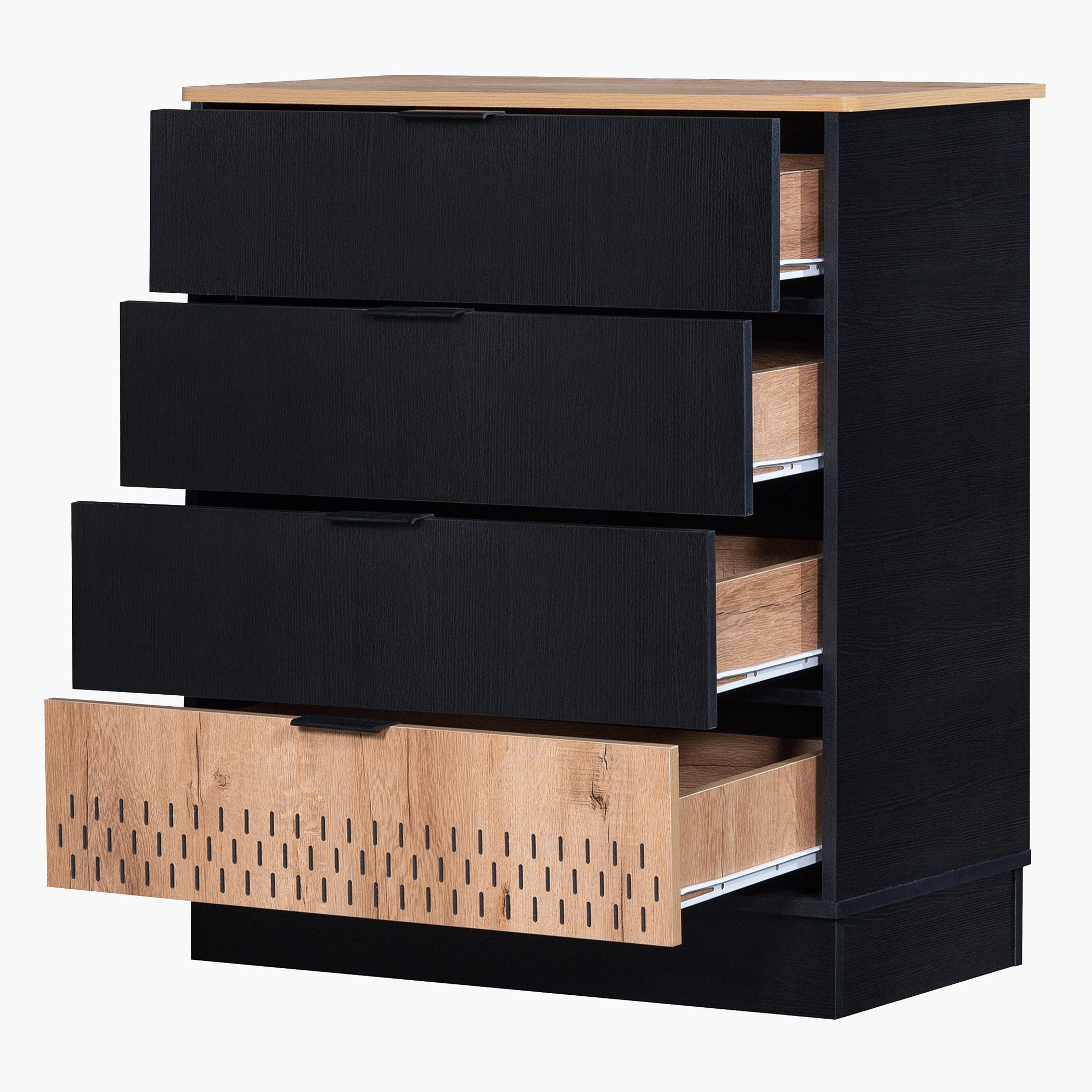 Jordan 4-Drawer Dresser without Mirror-hbxfurniture-kidsroom-kidsdressersandmirrors-image-3
