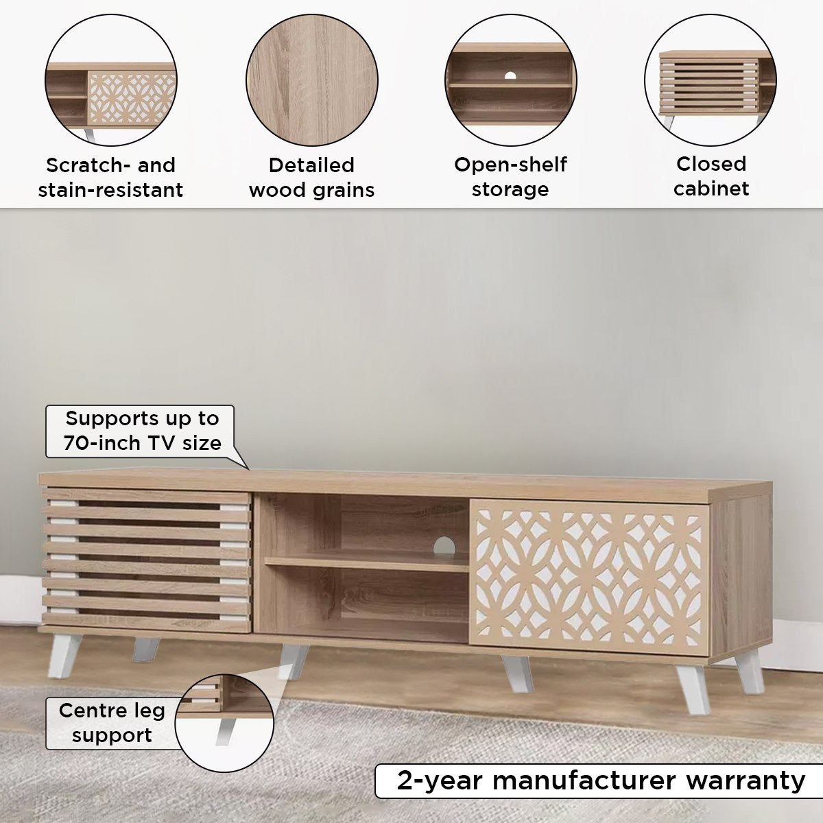 Classic 1.8 Metre 2-Sliding Door TV Unit for TV up to 75 inches-hbxlivingroom-mediaunitsandstorage-tvunits-image-4