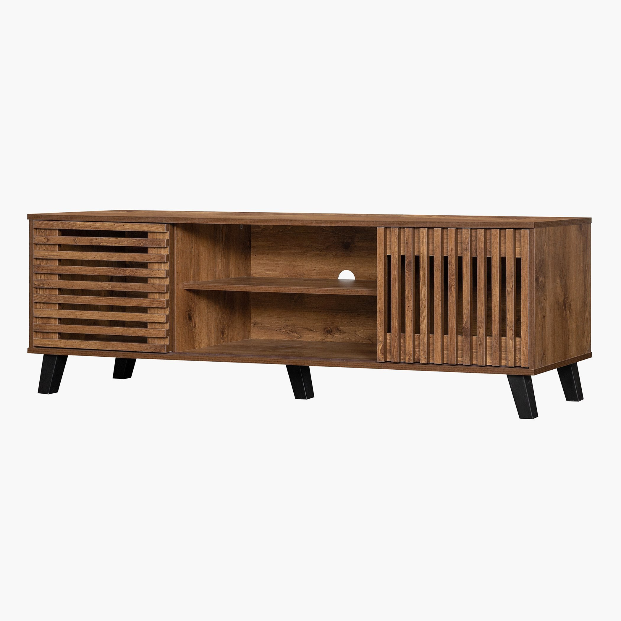 Tortilla 1.6 Metre 2 Sliding Door TV Unit for TV up to 70 inches-hbxlivingroom-mediaunitsandstorage-tvunits-image-4