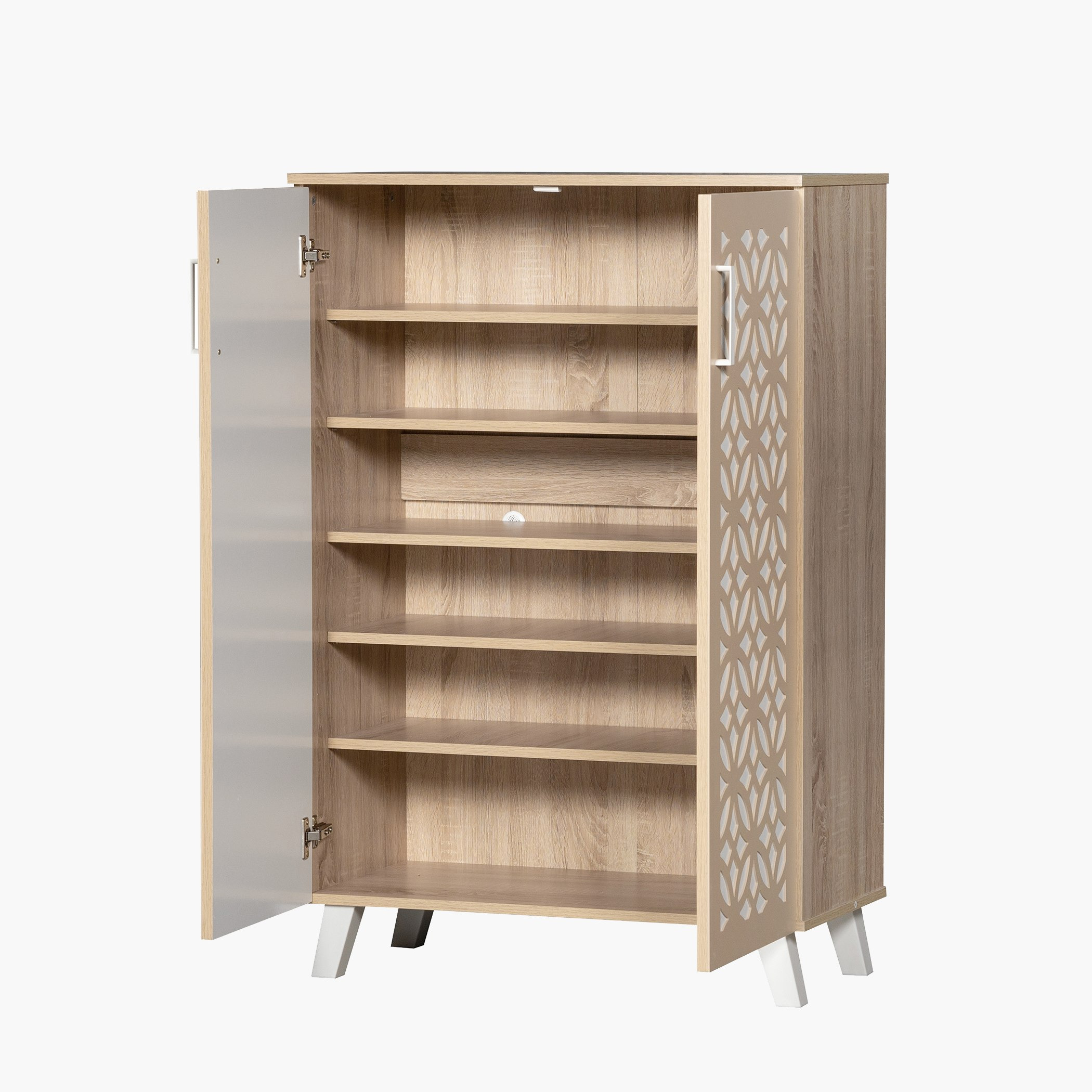 خزانة أحذية بابين لـ22 زوجا من كلاسيك-hbxbedroom-shoecabinetsandracks-image-4
