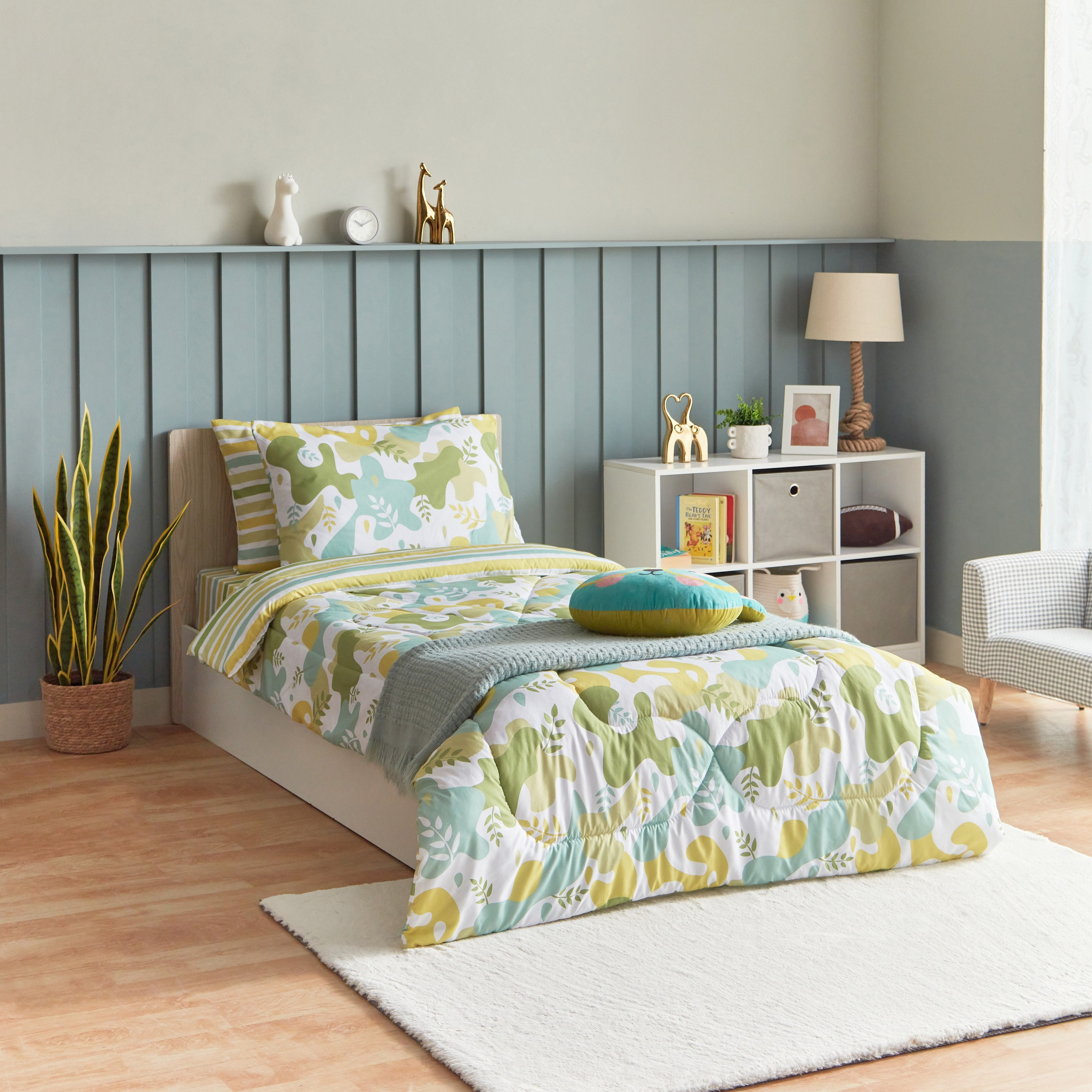 طقم لحاف فردي ألياف دقيقة قطعتين من رون - 50x75 سم-hbxhomeware-hbxkidsandyouth-image-8