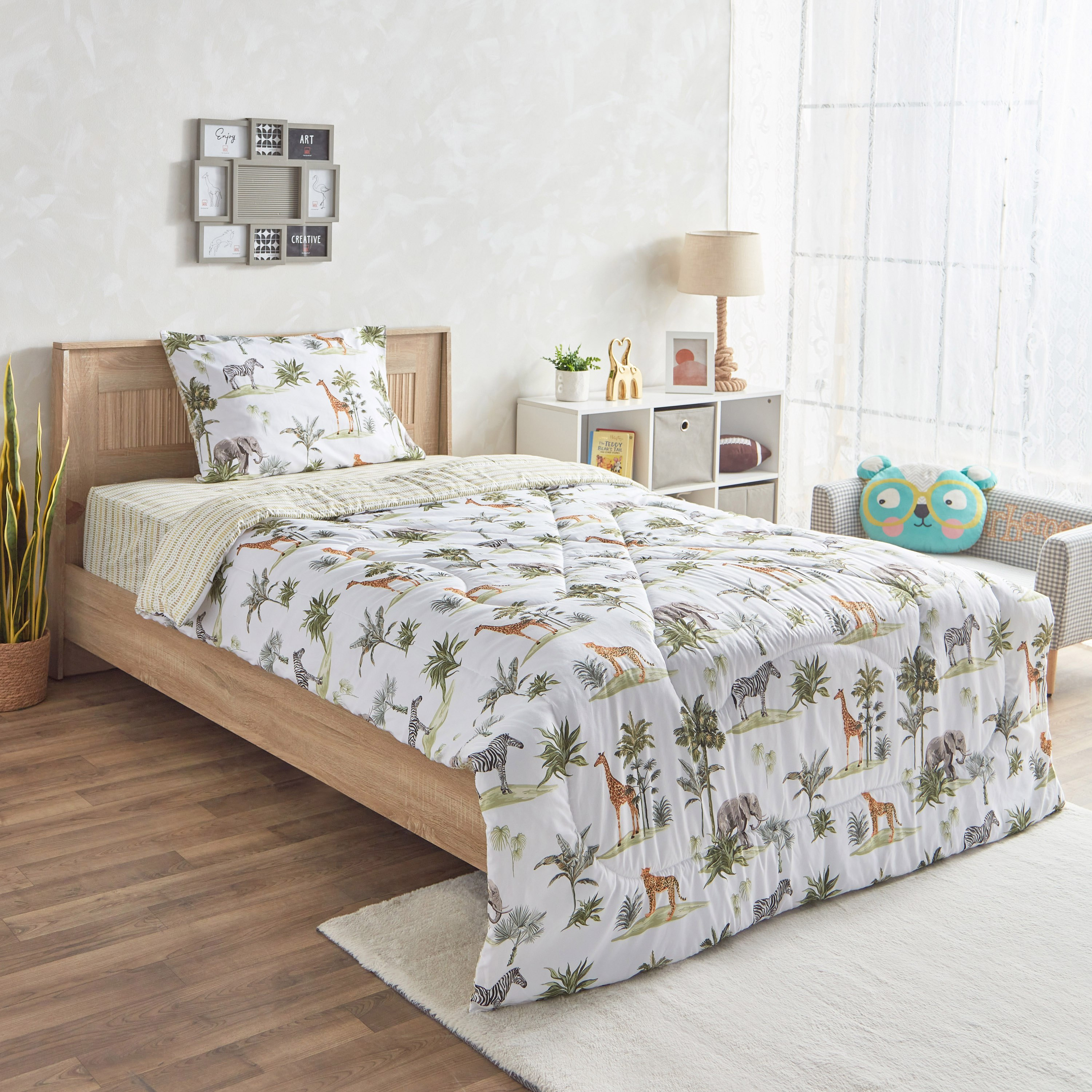 طقم لحاف توين ألياف دقيقة قطعتين من رون - 160x220 سم-hbxhomeware-hbxkidsandyouth-image-1