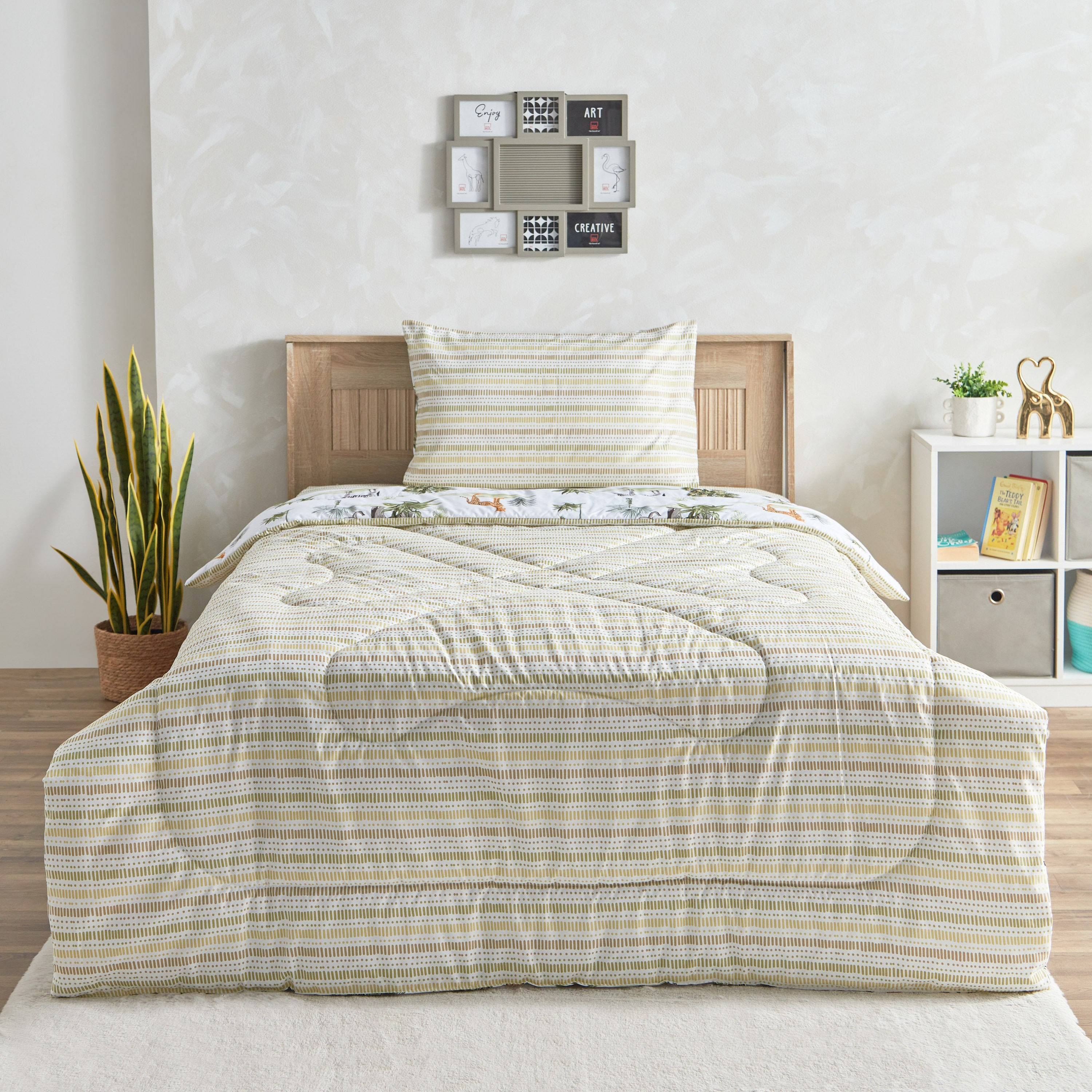 طقم لحاف توين ألياف دقيقة قطعتين من رون - 160x220 سم-hbxhomeware-hbxkidsandyouth-image-2