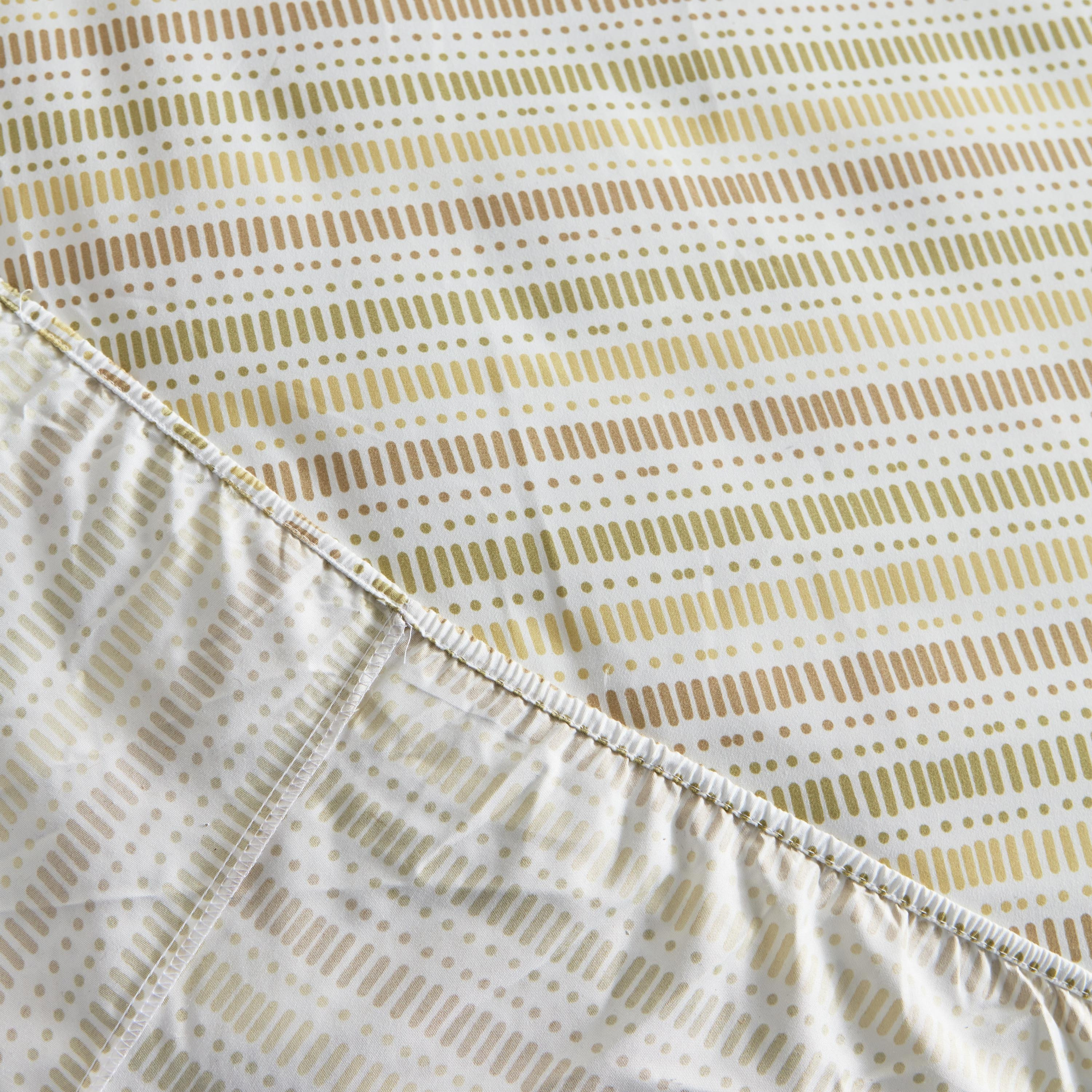 شرشف مطاطي توين ألياف دقيقة من رون - 120x200+25 سم-hbxhomeware-bedding-fittedsheets-image-6
