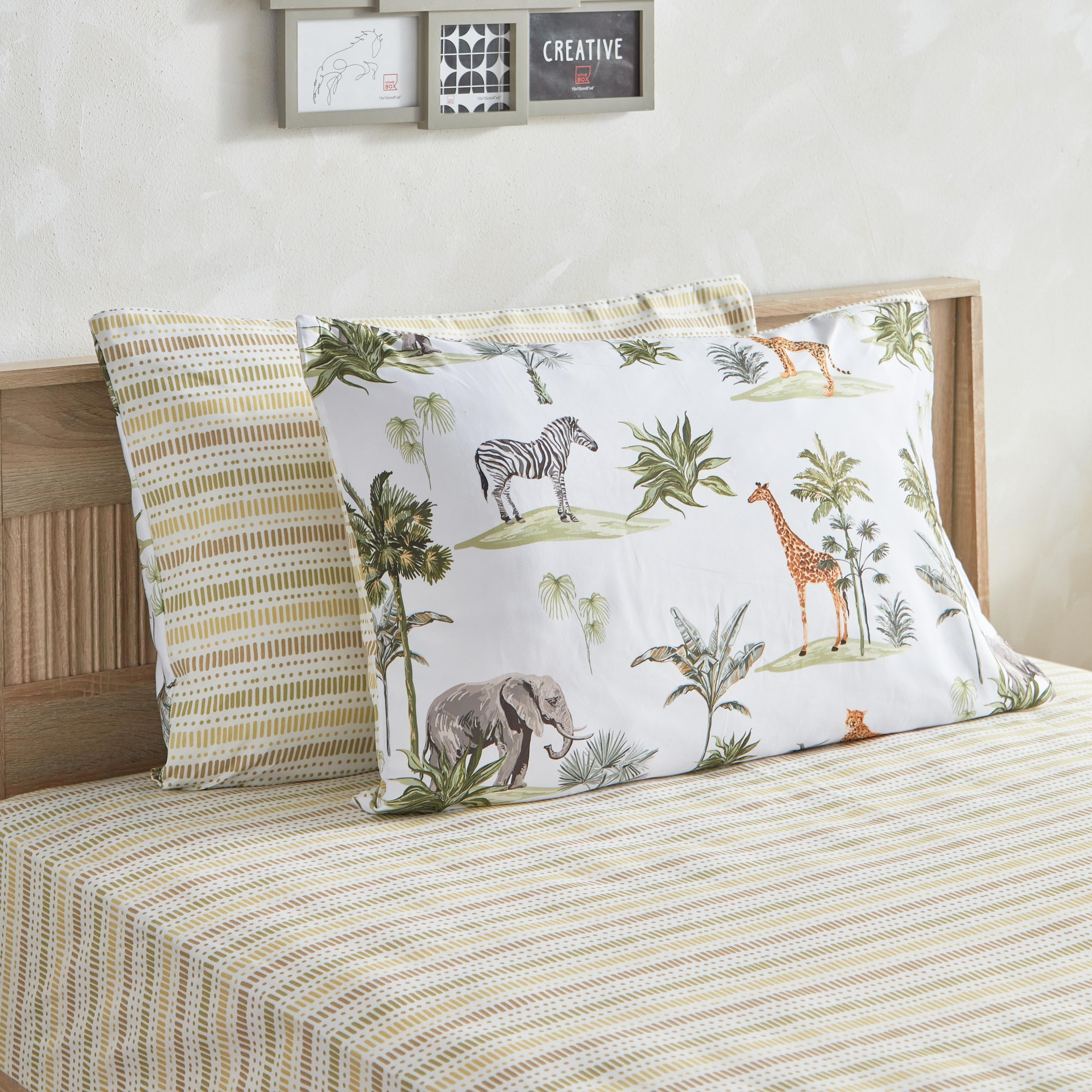 طقم غطاء وسادة ألياف دقيقة قطعتين من رون نويل سواريه - 50x75 سم-hbxhomeware-hbxkidsandyouth-image-1