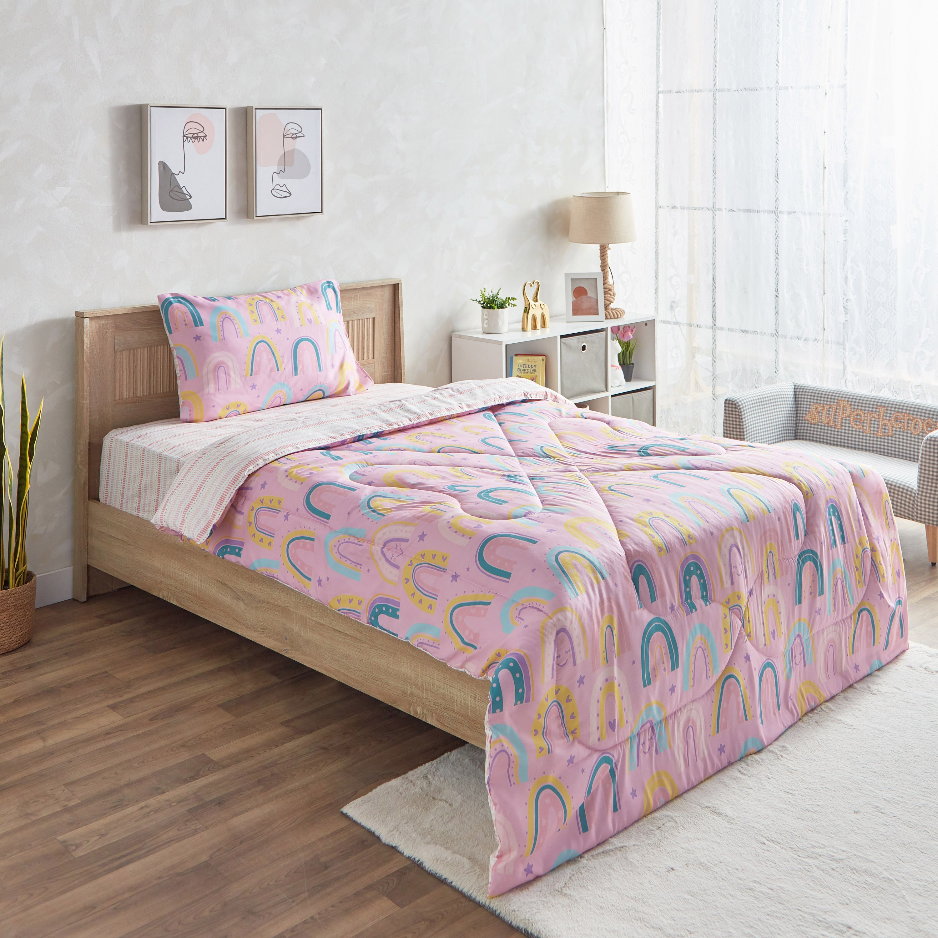 طقم لحاف توين ألياف دقيقة قطعتين من هاري - 160x220 سم-hbxhomeware-hbxkidsandyouth-image-1