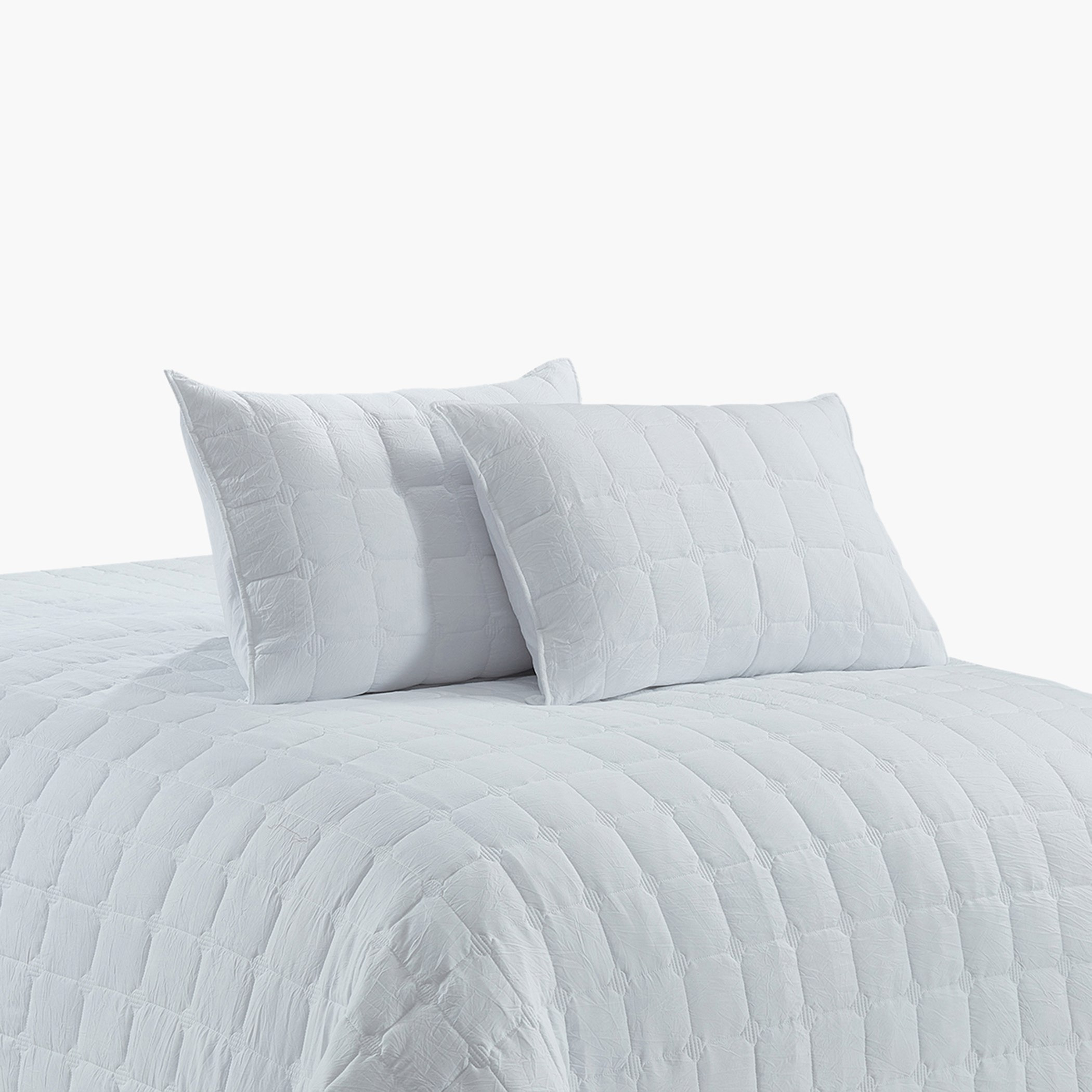 طقم مفرش سرير مزدوج مبطن من الألياف الدقيقة 3 قطع من ليكزس نيفذ - 160x230 سم-hbxdecorandfurnishings-bedding-bedspreadsandquilts-image-3
