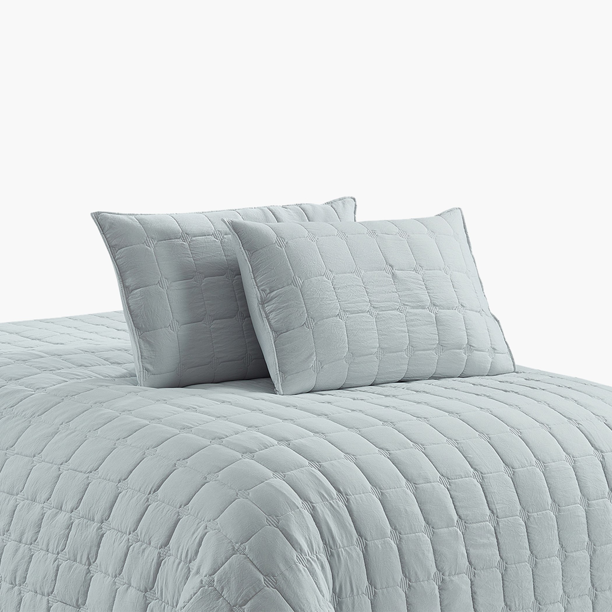 Lexus Nevis 3-Piece Pre-Washed Micro King Quilt Bedspread Set - 230x250 cm-hbxdecorandfurnishings-bedding-bedspreadsandquilts-image-3
