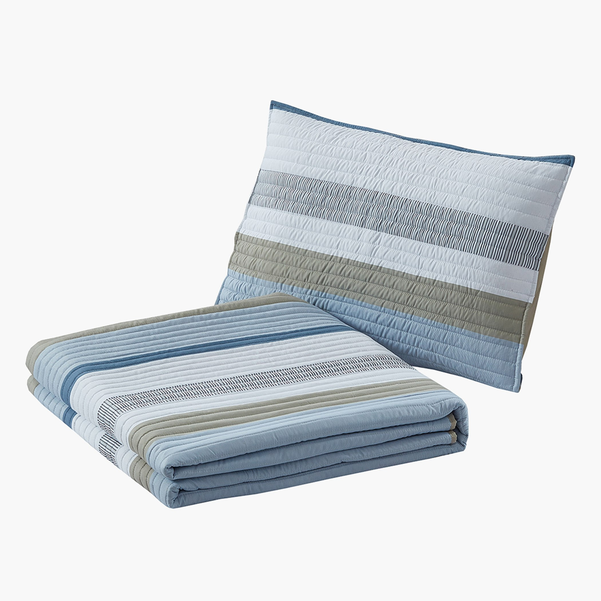 طقم مفروشات سرير مايكرو كينج من دولوريس جوزي - 3 قطع - 230x250 سم-hbxdecorandfurnishings-bedding-bedspreadsandquilts-image-4