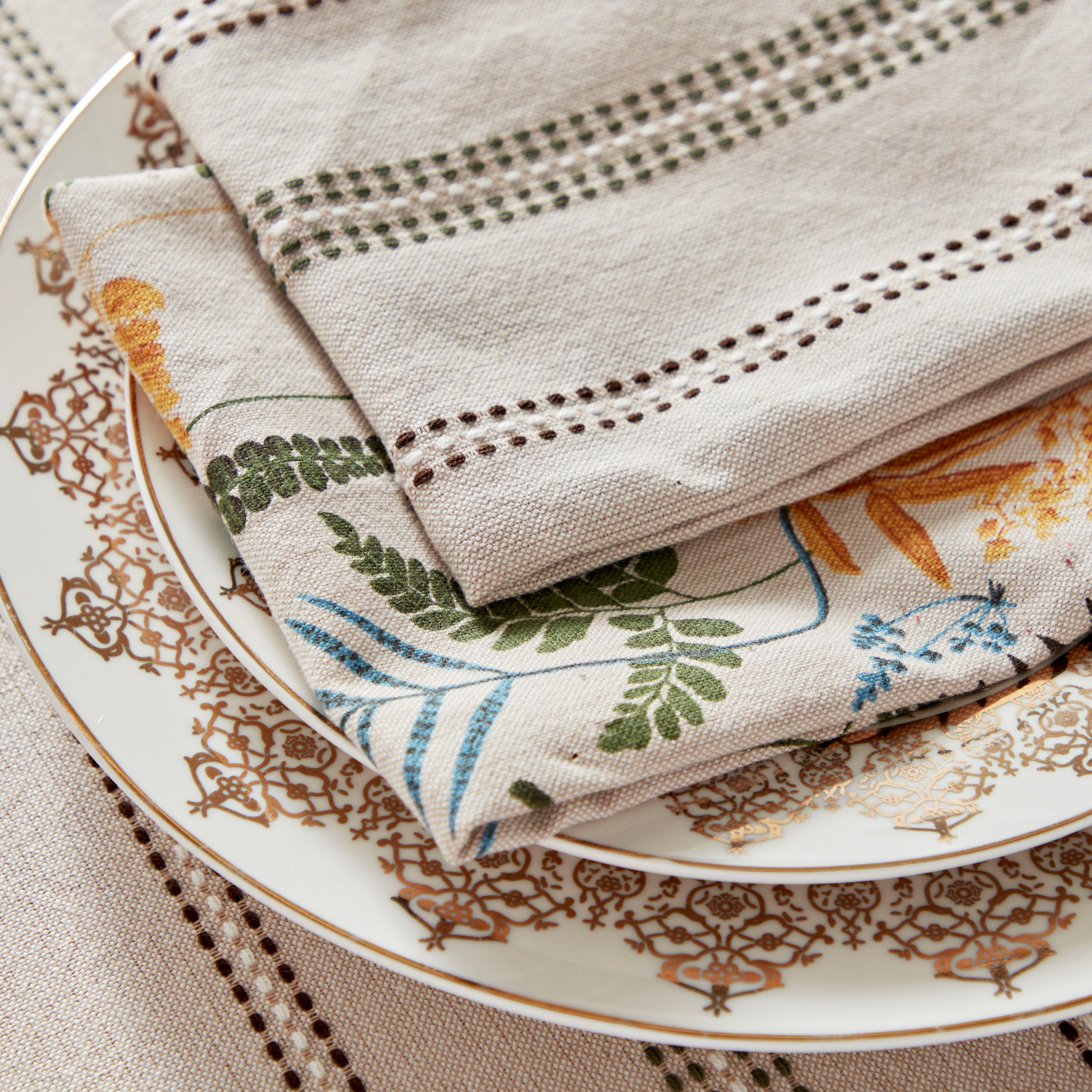 طقم مناديل سفرة قطعتين من بايتون - 40x40 سم-hbxdecorandfurnishings-homefurnishings-tablelinens-image-2