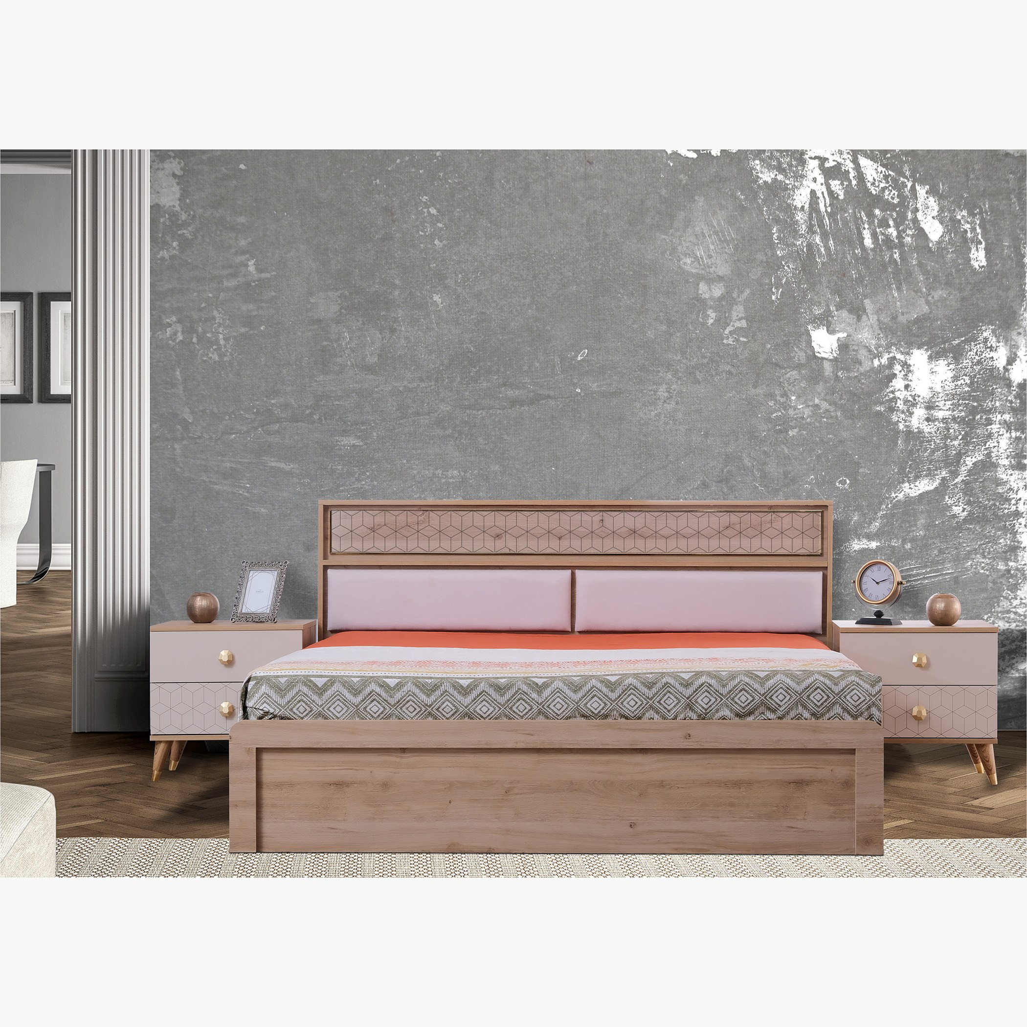 طقم غرفة نوم كينج 5 قطع - باندورا - 180x200 سم-hbxbedroom-bedsandbedsets-bedroomsets-king-image-3