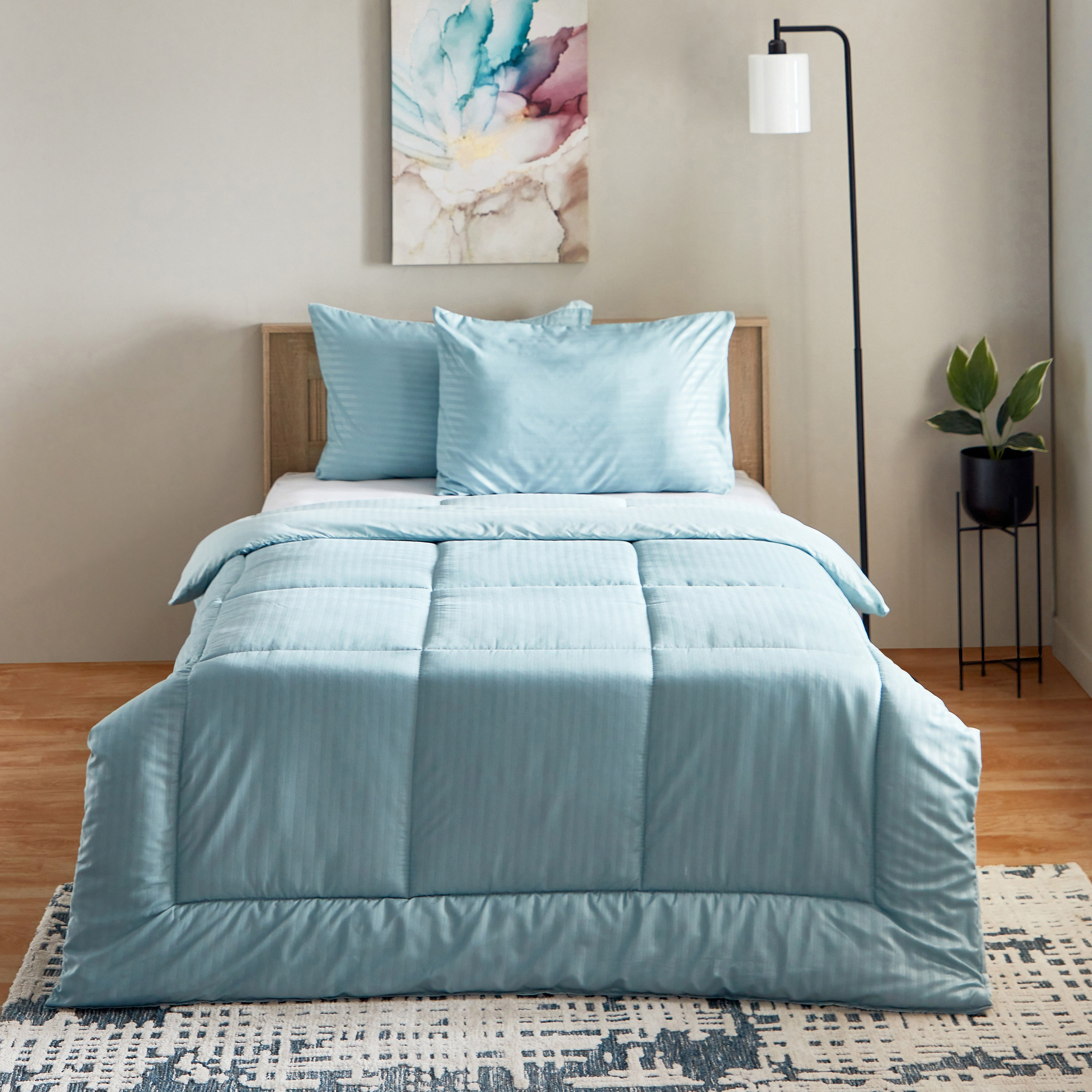 طقم لحاف كينج من الألياف الدقيقة يستخدم على الوجهين 3 قطع من بريستول - 160x220 سم-hbxhomeware-hbxdecorandfurnishings-image-2