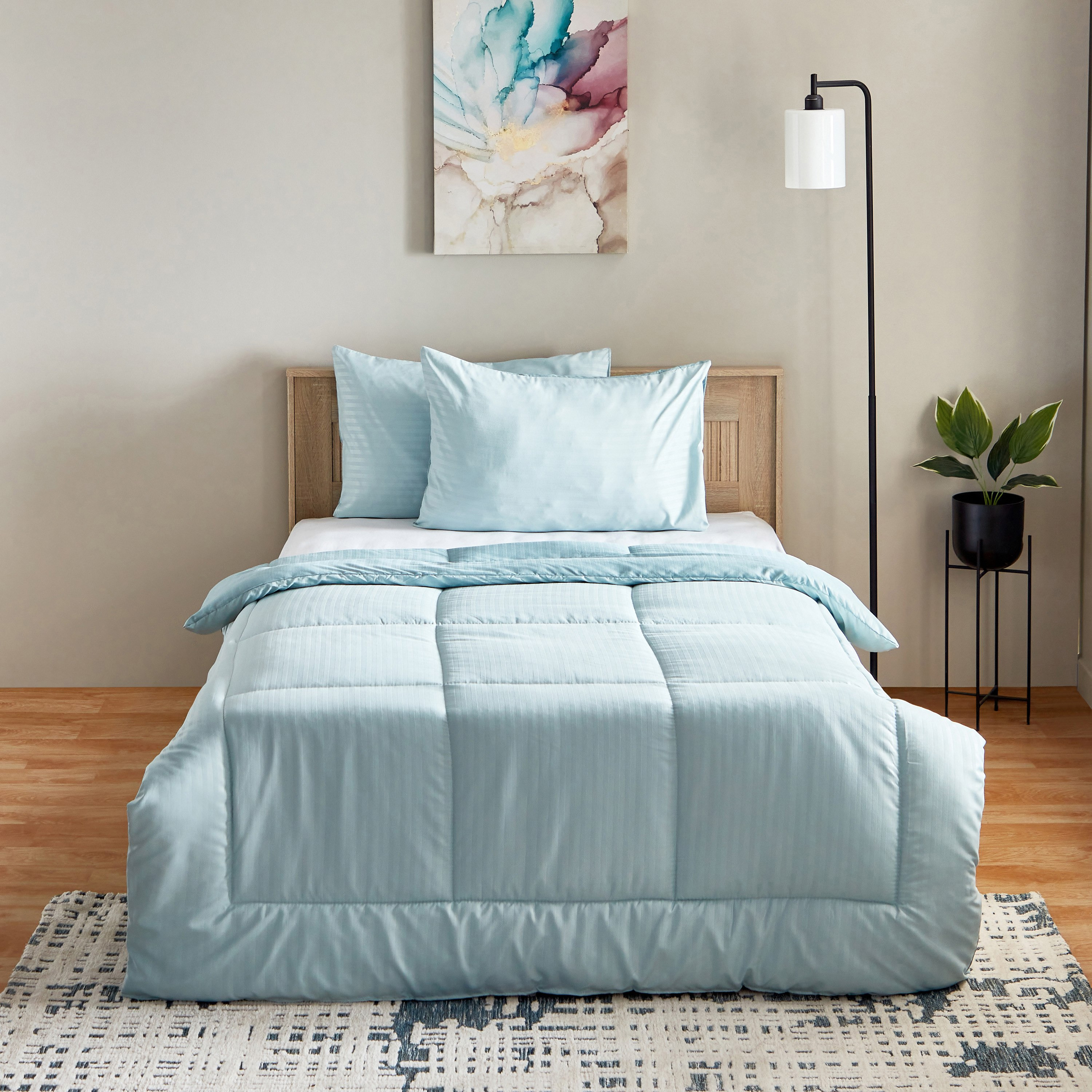 طقم لحاف كينج من الألياف الدقيقة يستخدم على الوجهين 3 قطع من بريستول - 160x220 سم-hbxhomeware-hbxdecorandfurnishings-image-3