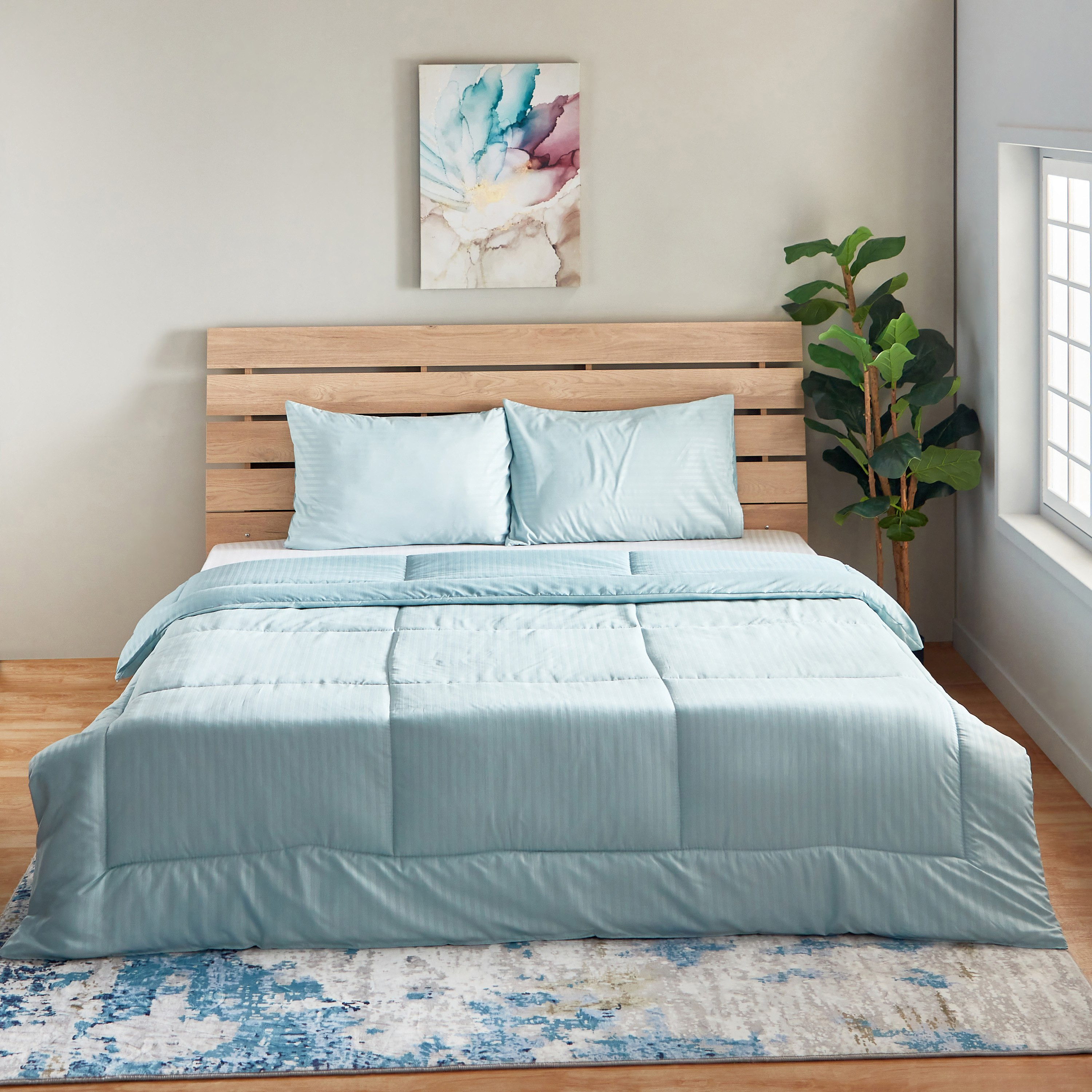 طقم لحاف كينج من الألياف الدقيقة يستخدم على الوجهين 3 قطع من بريستول - 220x240 سم-hbxhomeware-hbxdecorandfurnishings-image-3