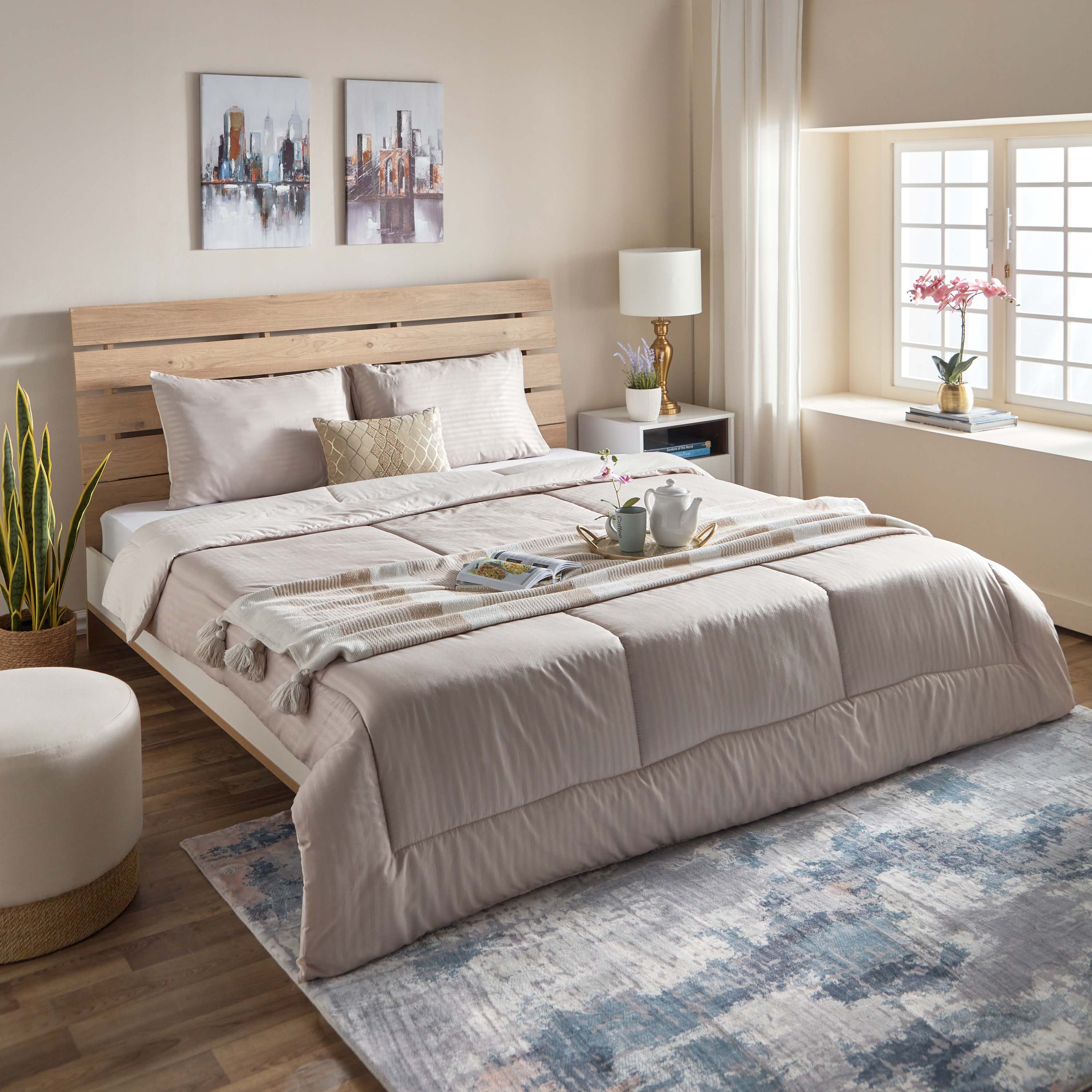 طقم لحاف كينج من الألياف الدقيقة يستخدم على الوجهين 3 قطع من بريستول - 220x240 سم-hbxhomeware-hbxdecorandfurnishings-image-9
