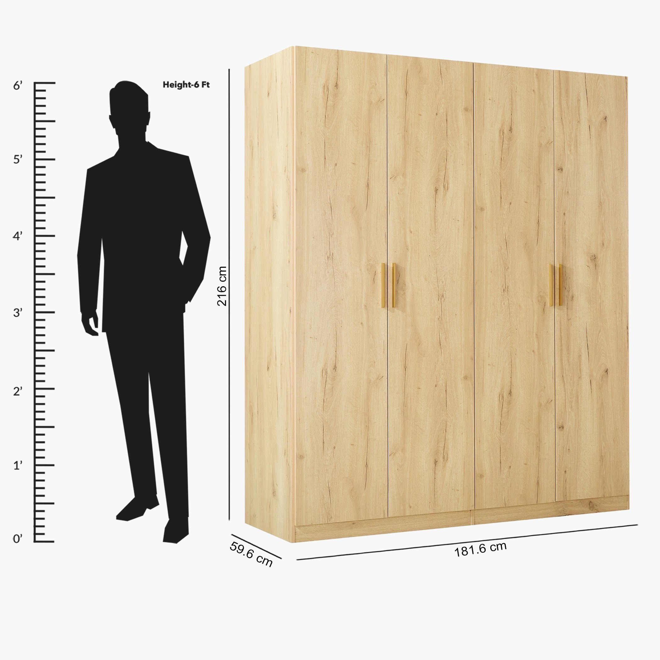 خزانة ملابس صغيرة 4 أبواب من برايتون-hbxfurniture-wardrobes-image-8