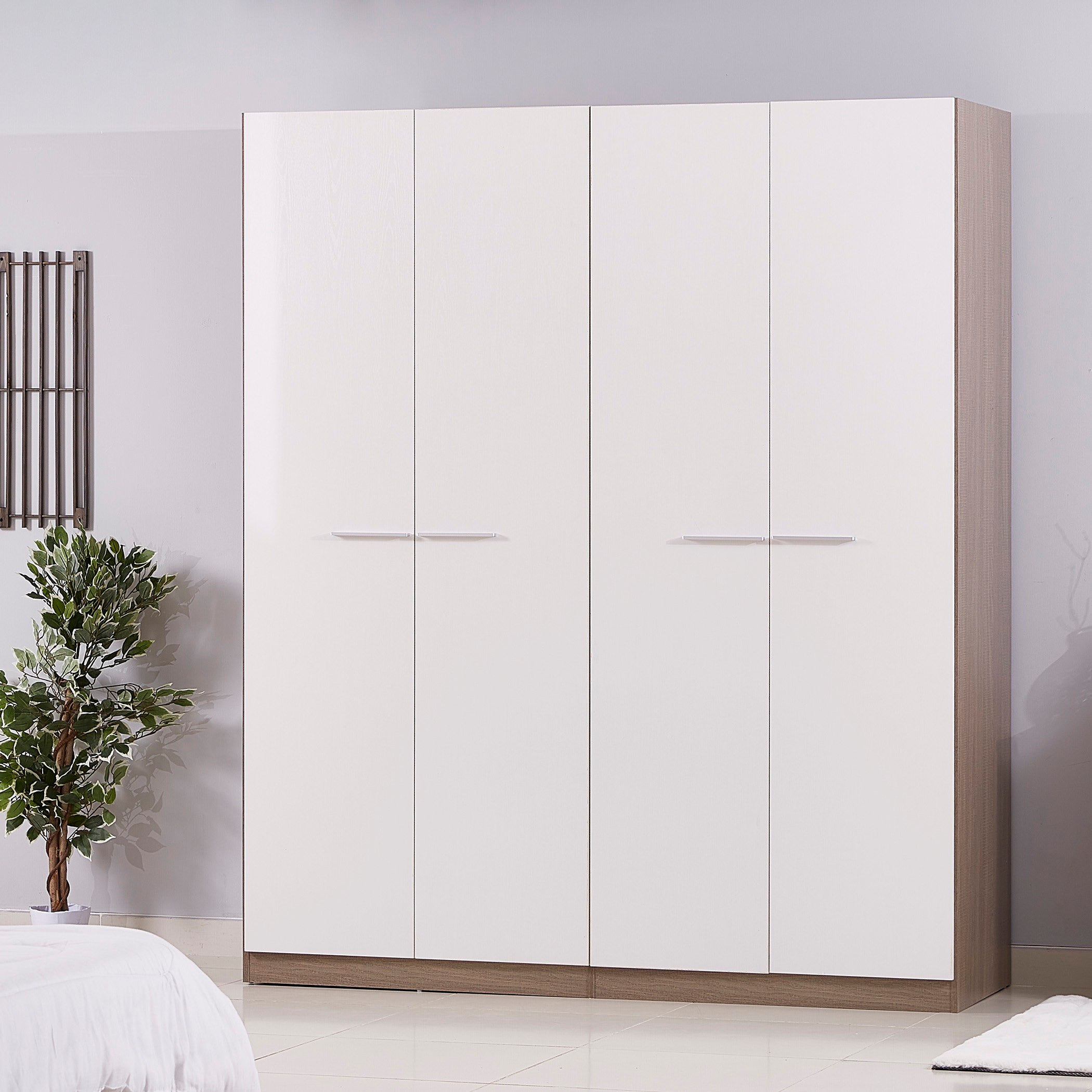 خزانة ملابس 4 أبواب من أيرلندا-hbxfurniture-wardrobes-image-1