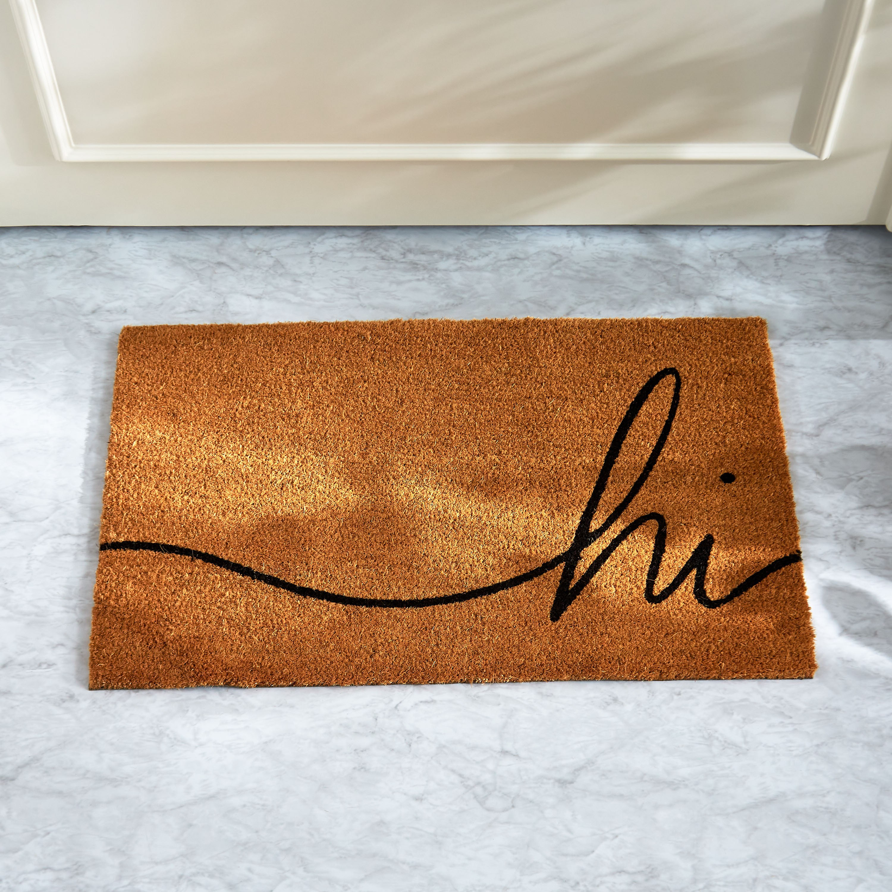 سجادة باب من ألياف جوز الهند بطبعات - 45x75 سم-hbxhomeware-hbxlivingroom-image-2