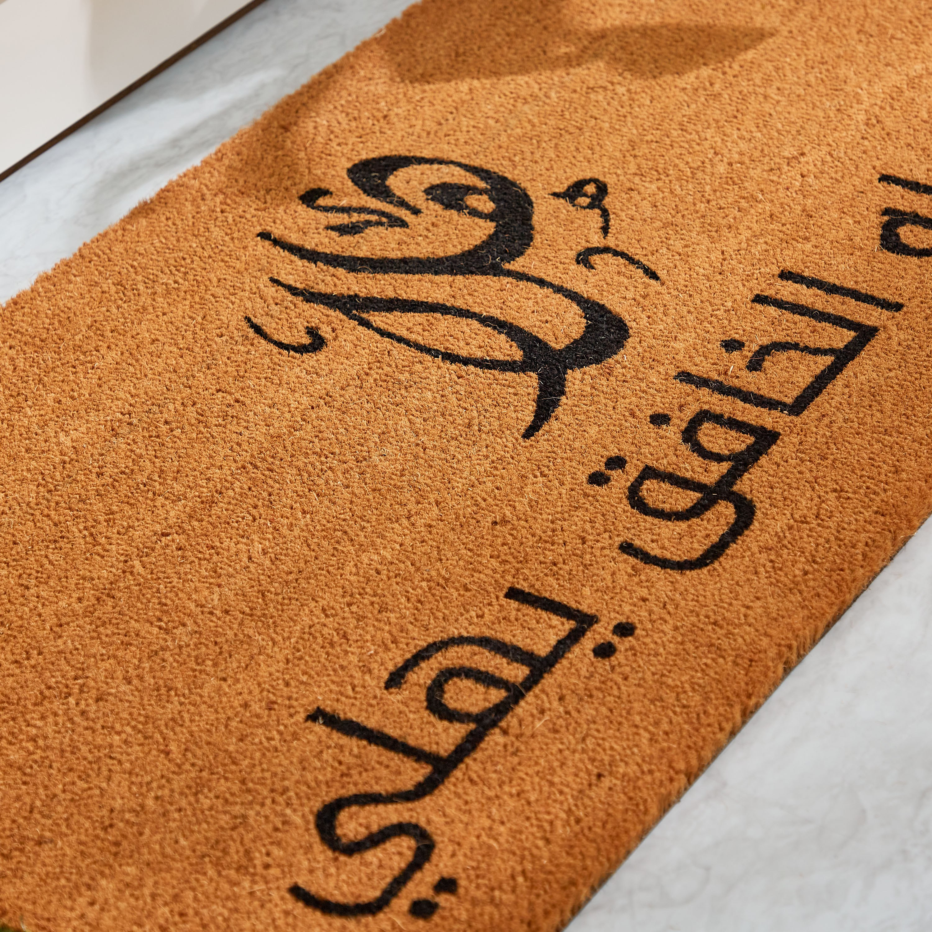 سجادة باب من ألياف جوز الهند بطبعات - 60x120 سم-hbxhomeware-hbxlivingroom-image-2