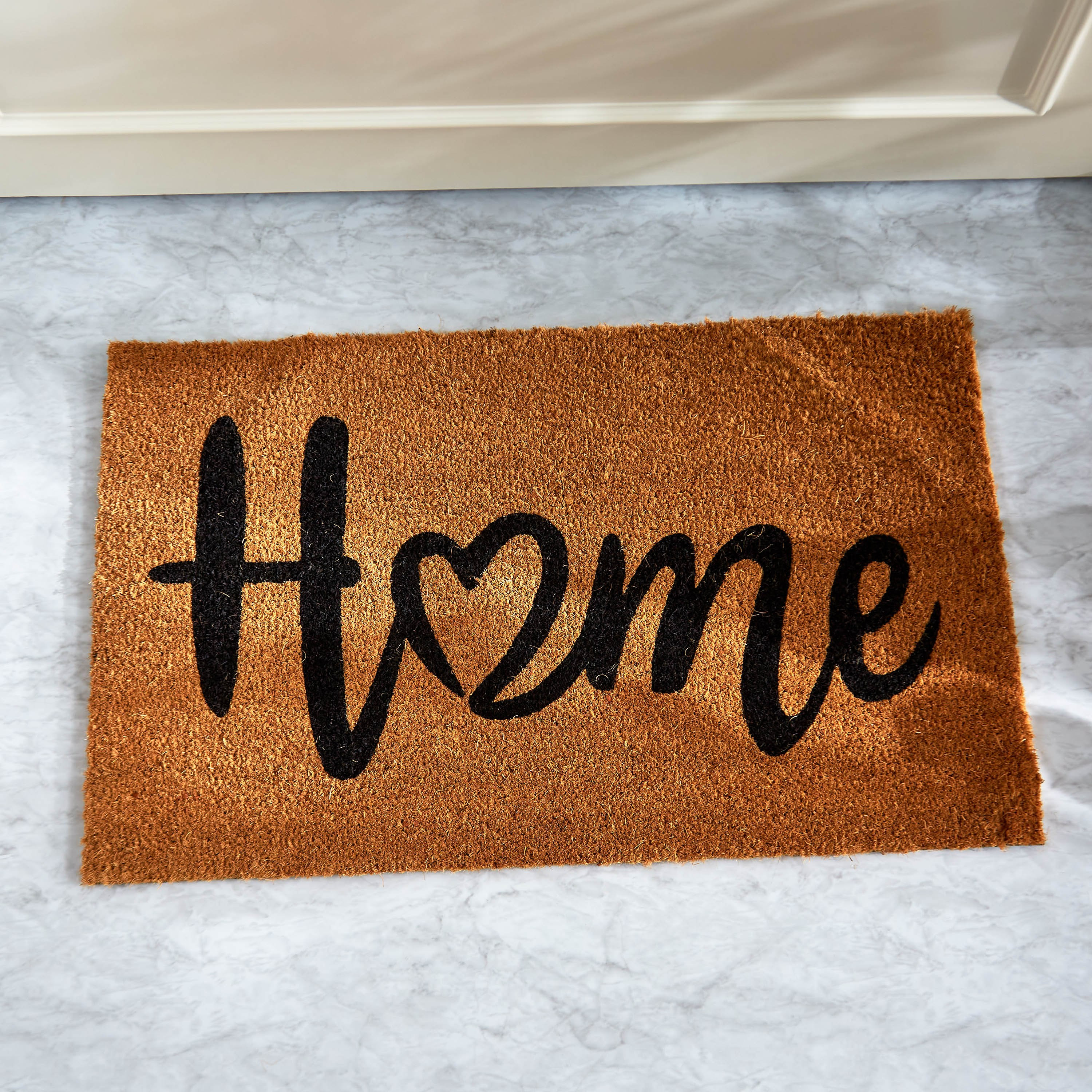 سجادة باب من ألياف جوز الهند بطبعات هوم - 45x75 سم-hbxhomeware-hbxlivingroom-image-2