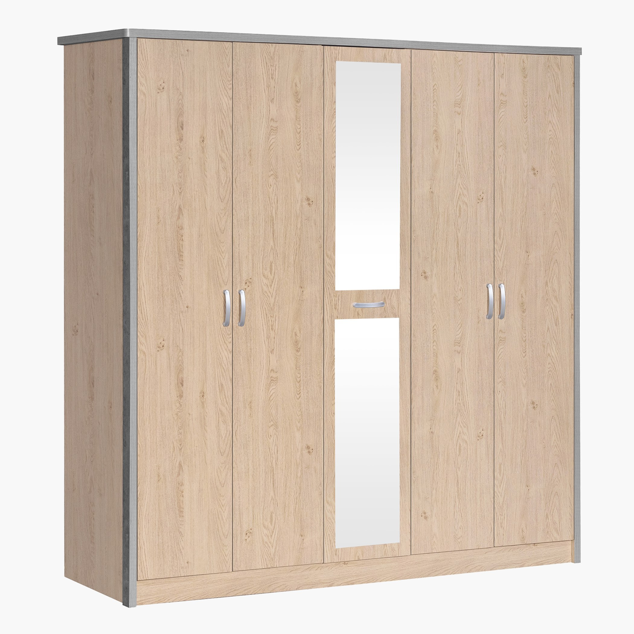 خزانة ملابس 5 أبواب مع مرآة - كريسنت من موڤو-hbxfurniture-wardrobes-image-10