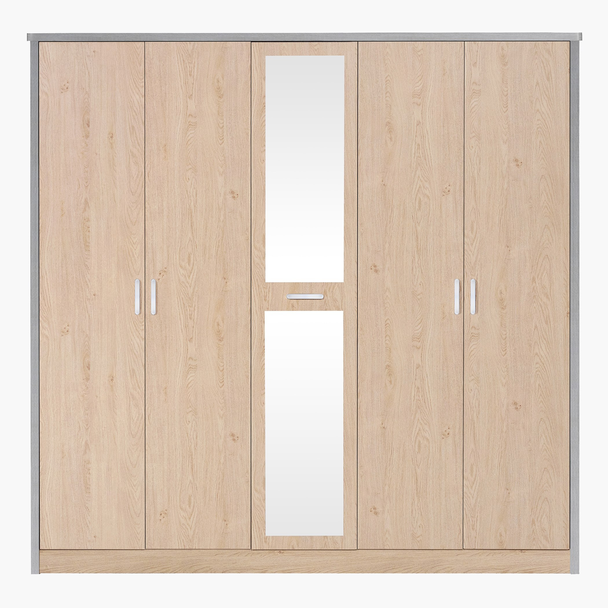 خزانة ملابس 5 أبواب مع مرآة - كريسنت من موڤو-hbxfurniture-wardrobes-image-2