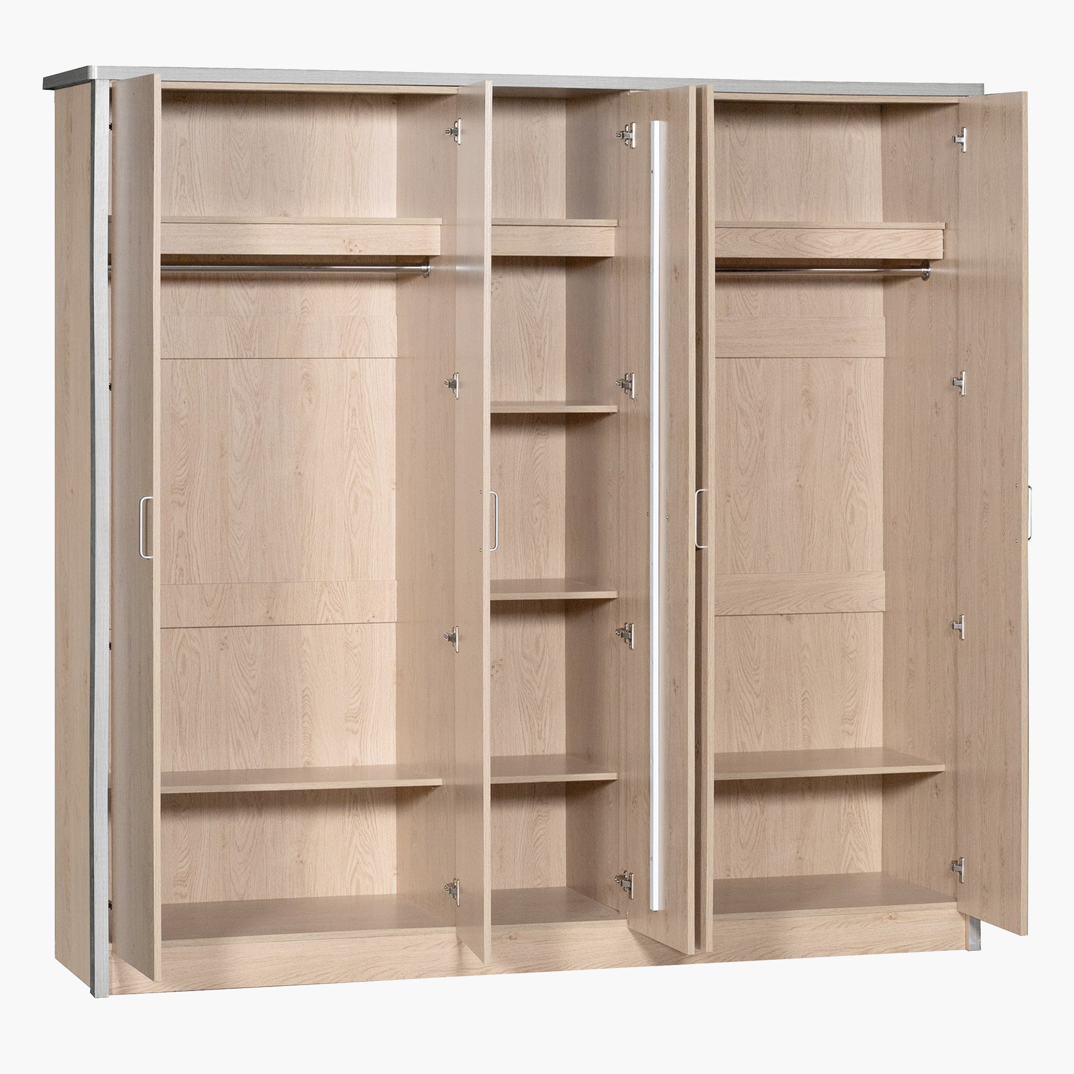 خزانة ملابس 5 أبواب مع مرآة - كريسنت من موڤو-hbxfurniture-wardrobes-image-6