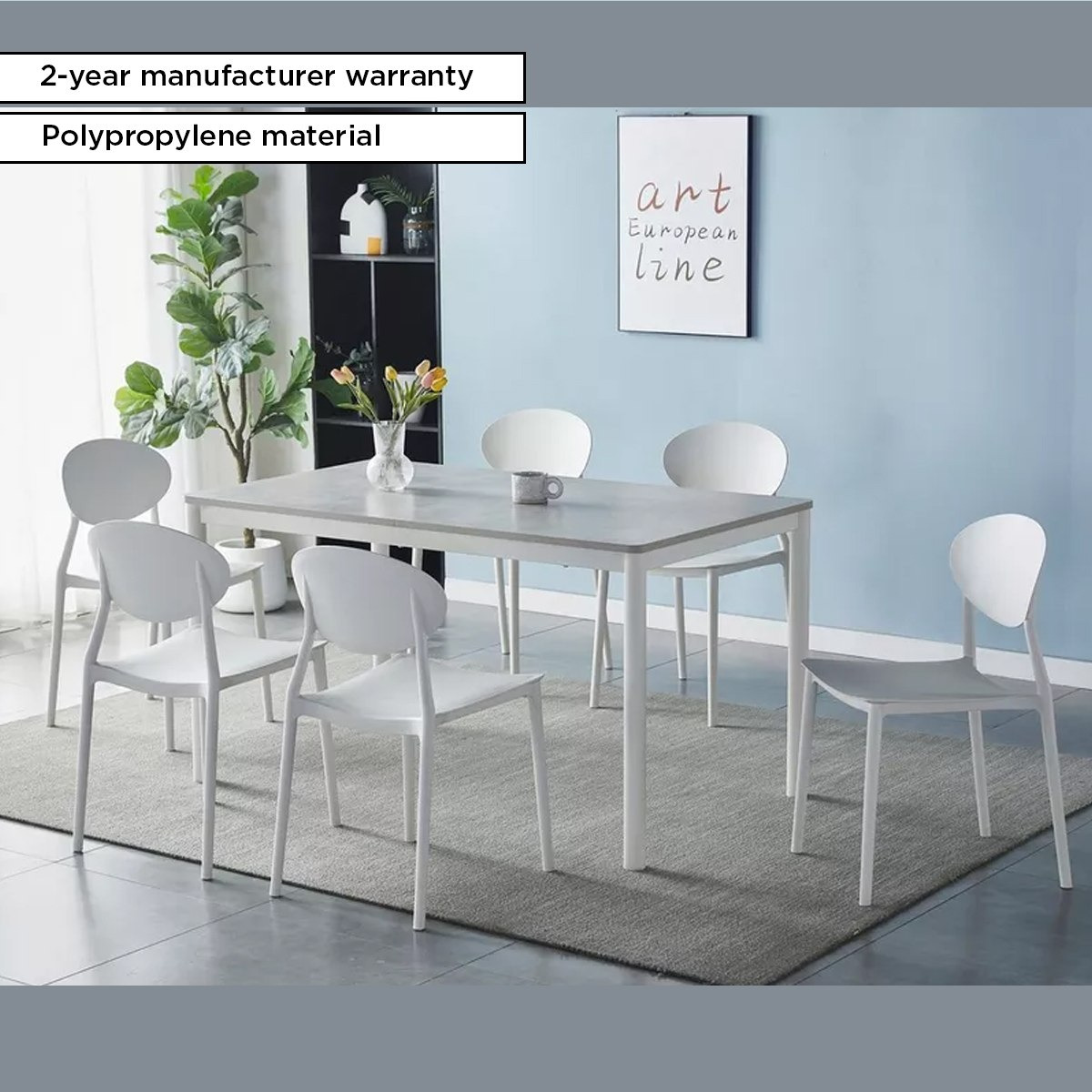 طقم سفرة 6 مقاعد من كلوز-hbxfurniture-diningtablesandsets-diningsets-sixseater-image-6