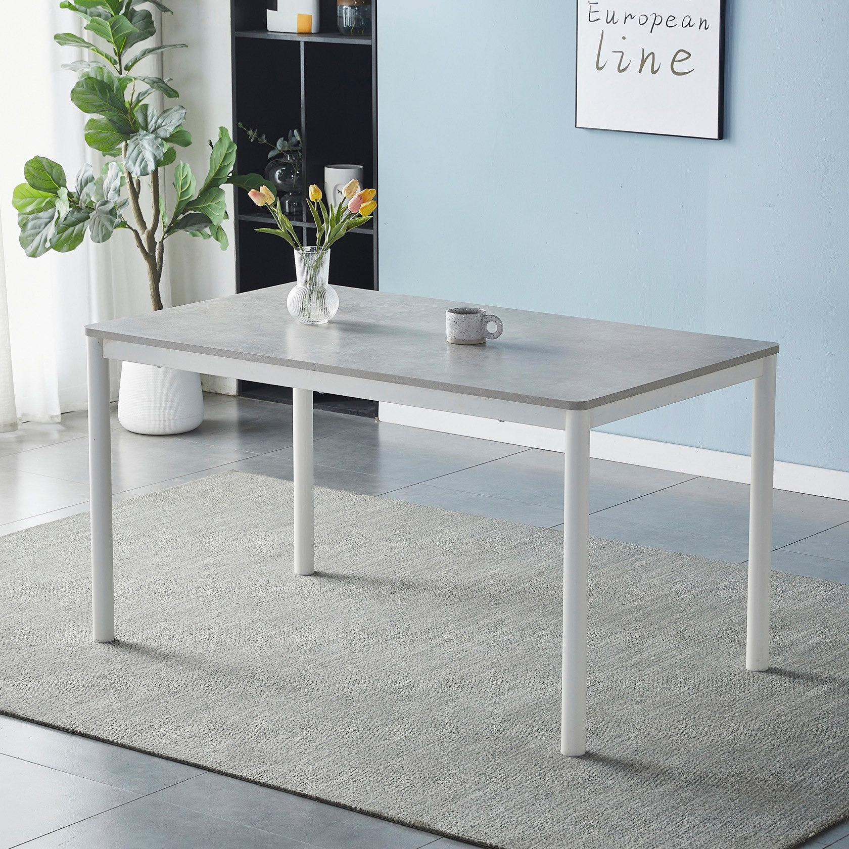 طقم سفرة 6 مقاعد من كلوز-hbxfurniture-diningtablesandsets-diningsets-sixseater-image-3
