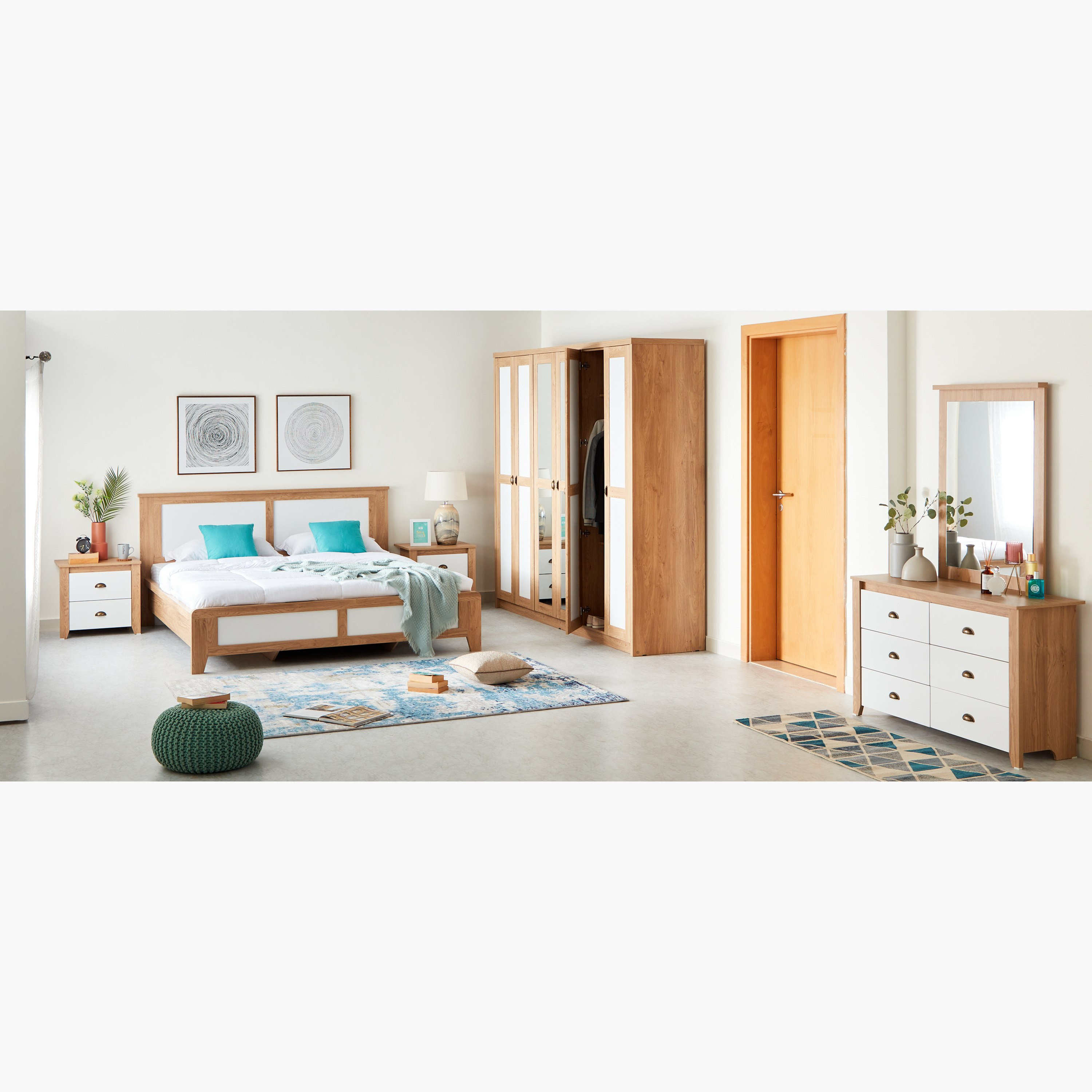 خزانة ملابس 6 أبواب ومرآة من أكسفورد-hbxfurniture-wardrobes-image-13