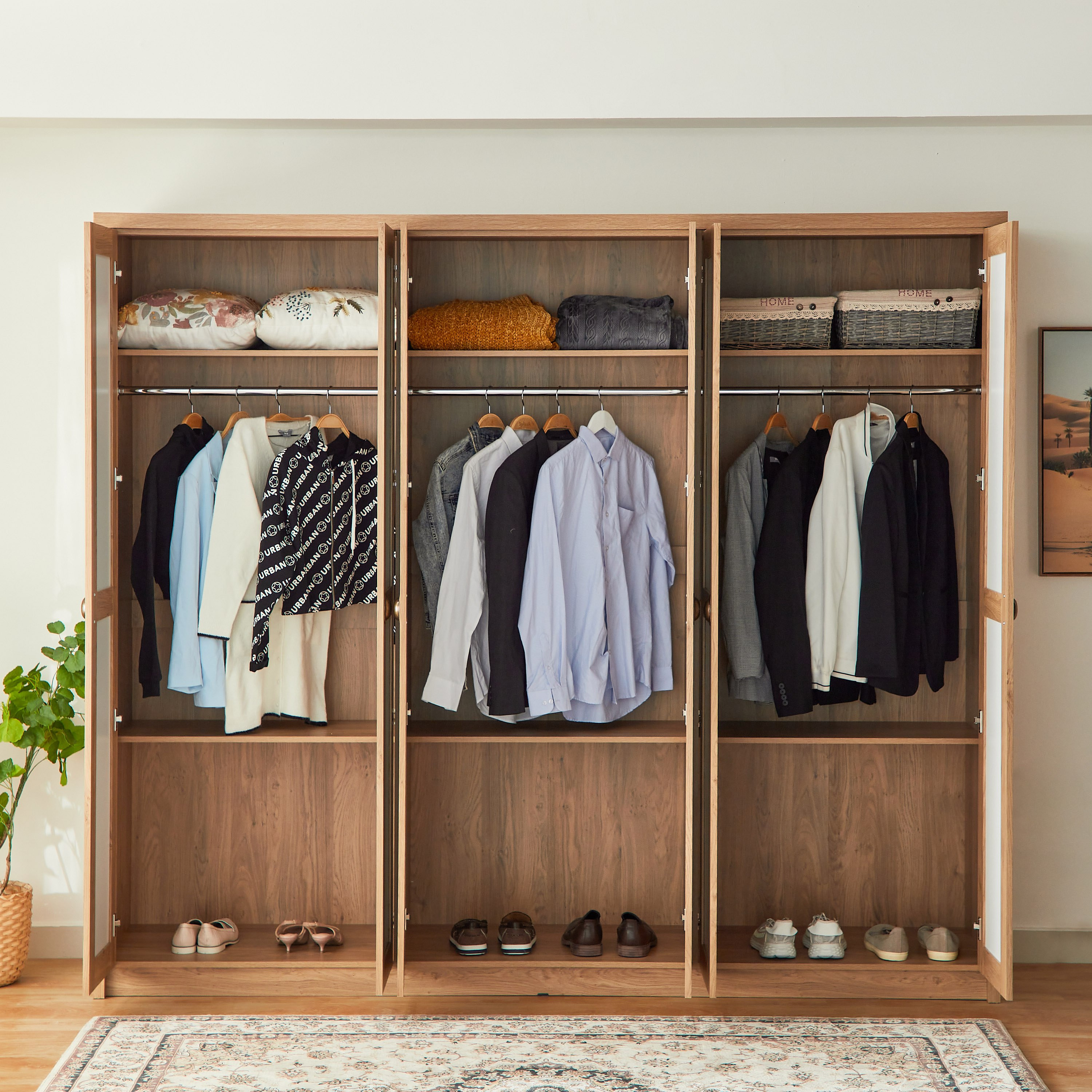 خزانة ملابس 6 أبواب ومرآة من أكسفورد-hbxfurniture-wardrobes-image-3