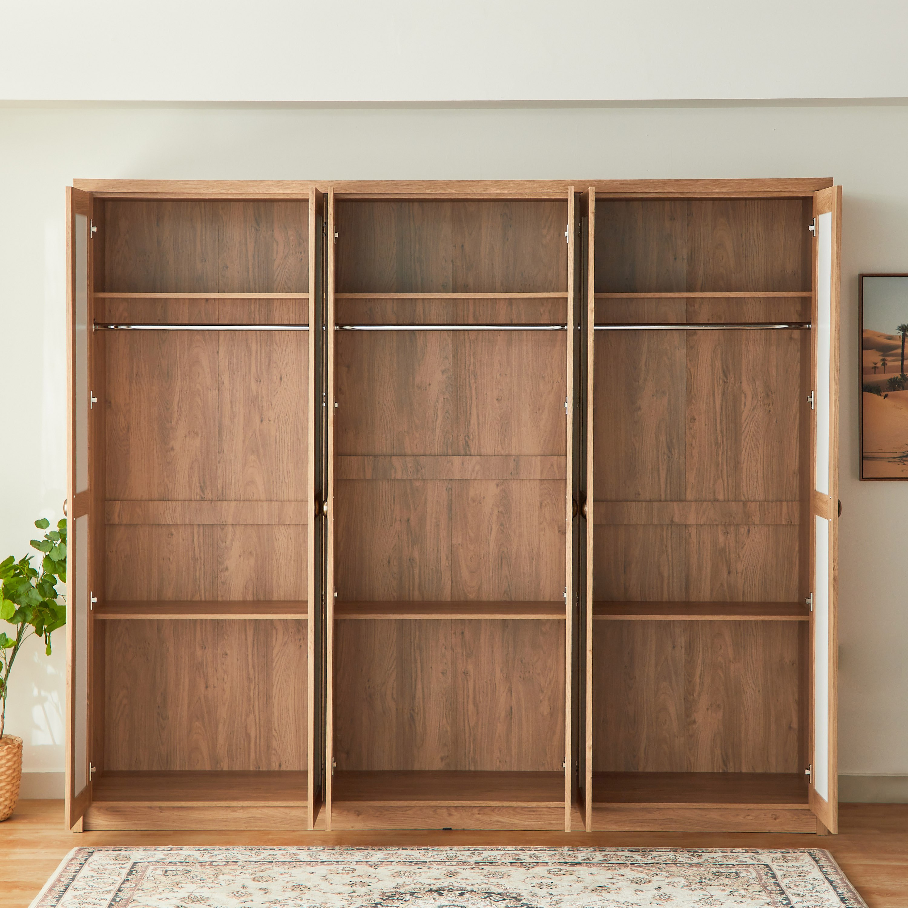 خزانة ملابس 6 أبواب ومرآة من أكسفورد-hbxfurniture-wardrobes-image-4