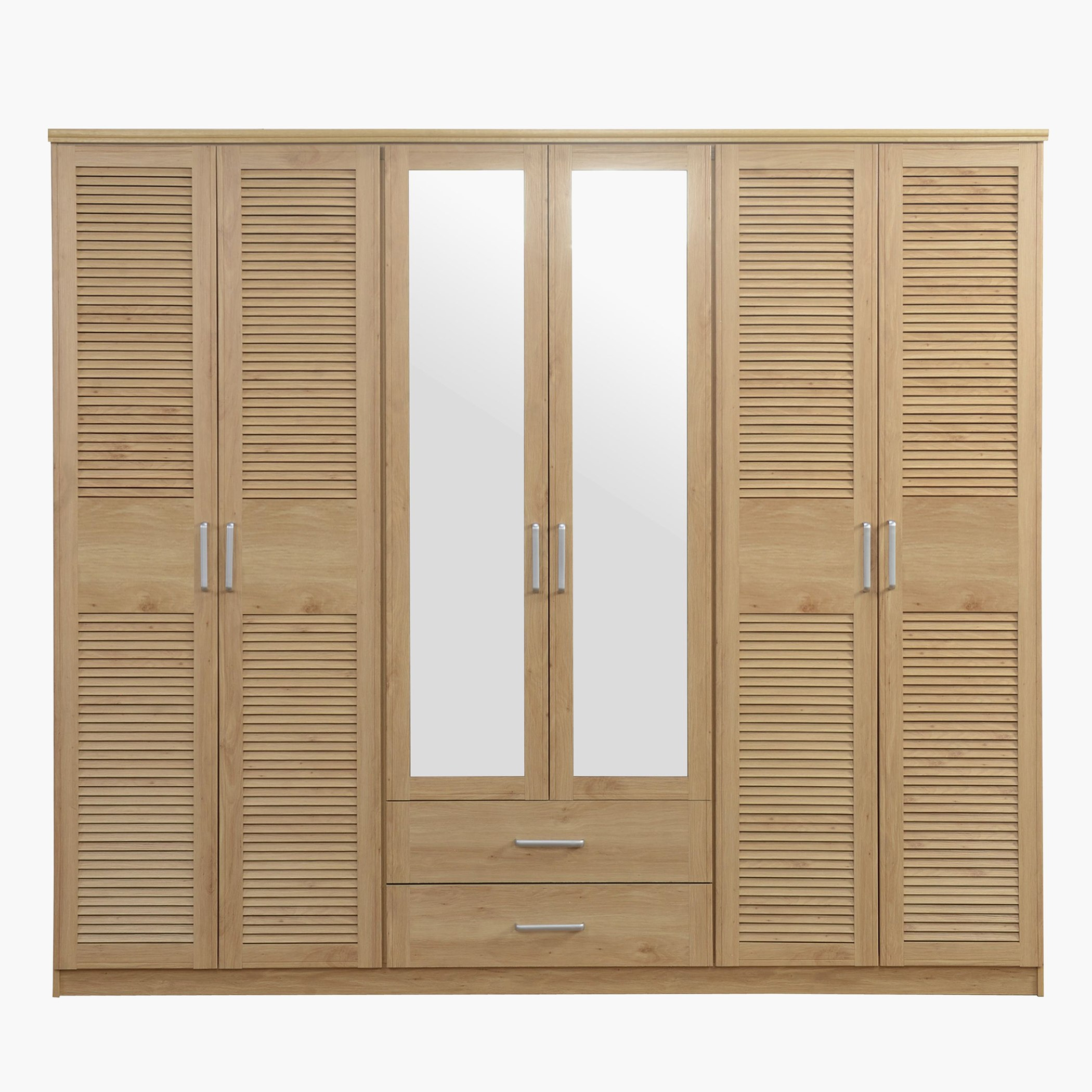 خزانة ملابس بـ6 أبواب ودرجين ومرآتين من بان-hbxfurniture-wardrobes-image-3