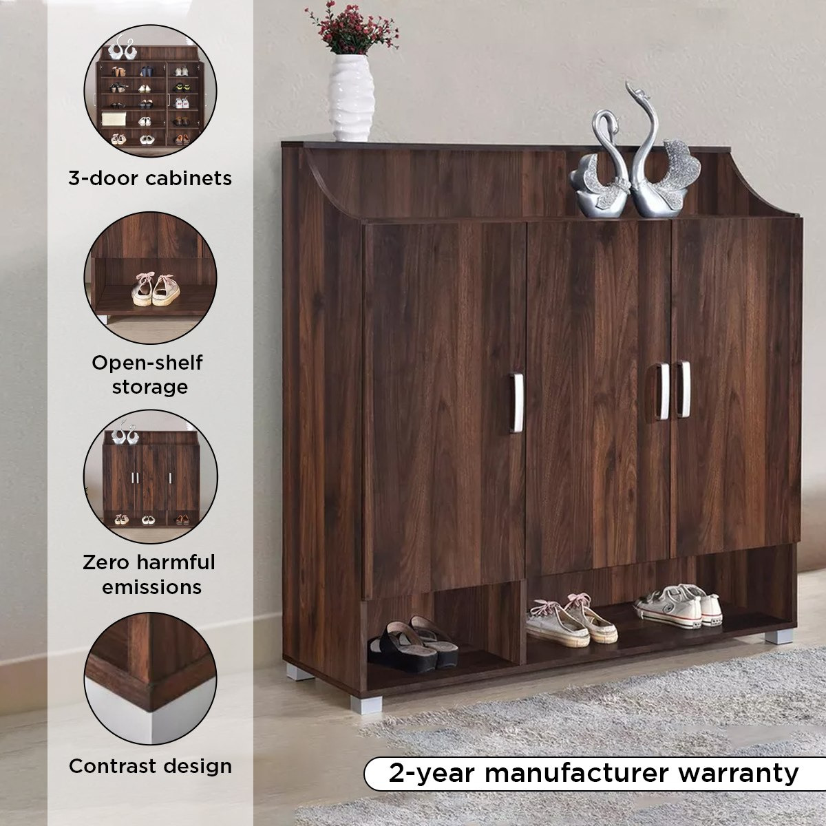 Capri Emotion 26-Pair Shoe Cabinet-hbxbedroom-shoecabinetsandracks-image-4