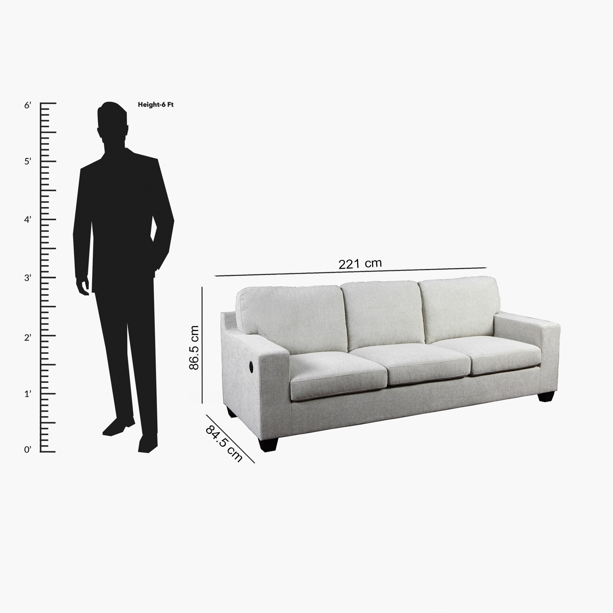 Simpson 3-Seater Fabric Sofa with USB Port-hbxlivingroom-sofasandarmchairs-sofas-image-17