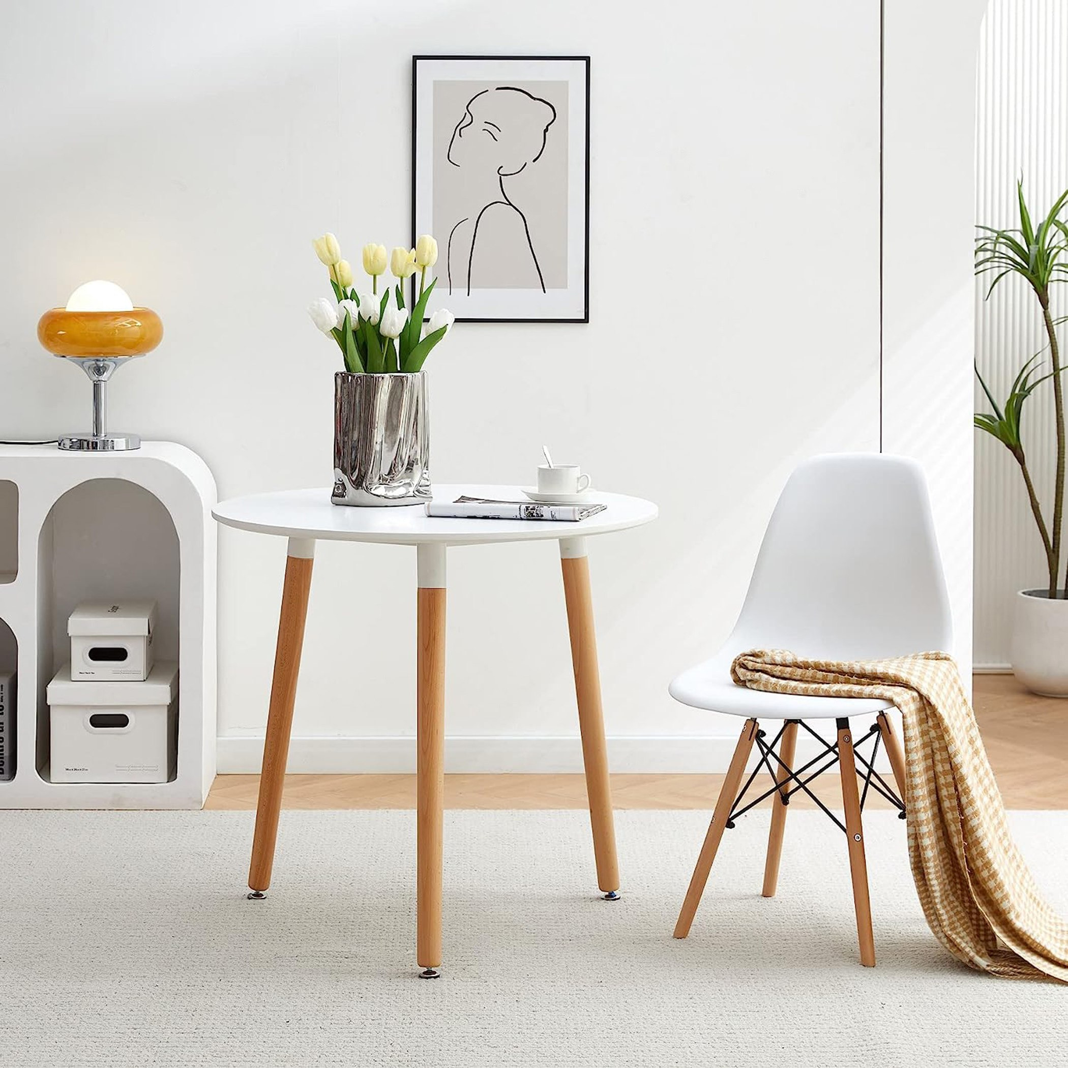 طاولة سفرة مستديرة لـ4 مقاعد من توتو-hbxfurniture-diningtablesandsets-diningtables-fourseater-image-2