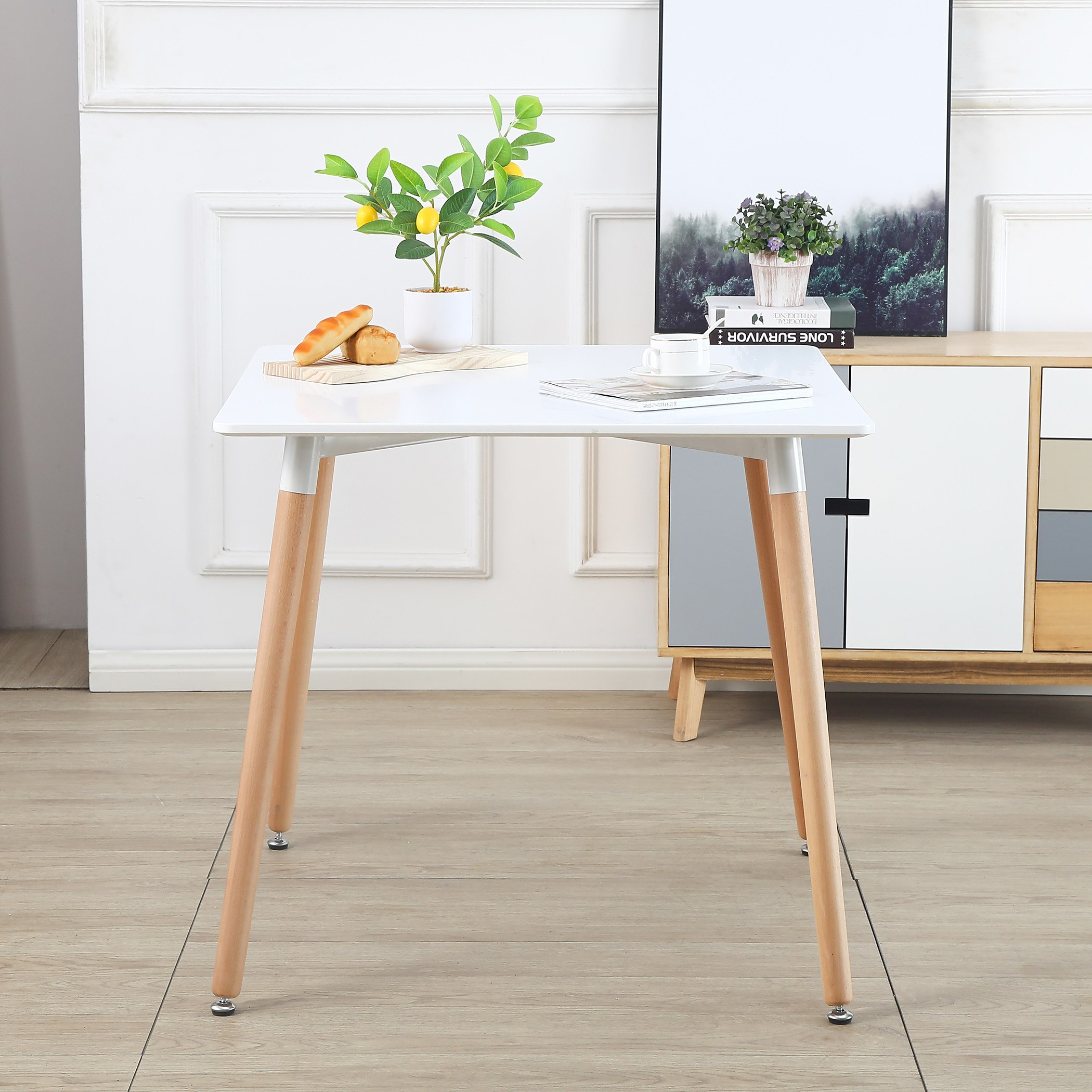 طاولة سُفرة لـ2 مقعد بأرجل من الخشب الصلب من توتو-hbxdiningroom-diningtablesandsets-diningtables-twoseater-image-2