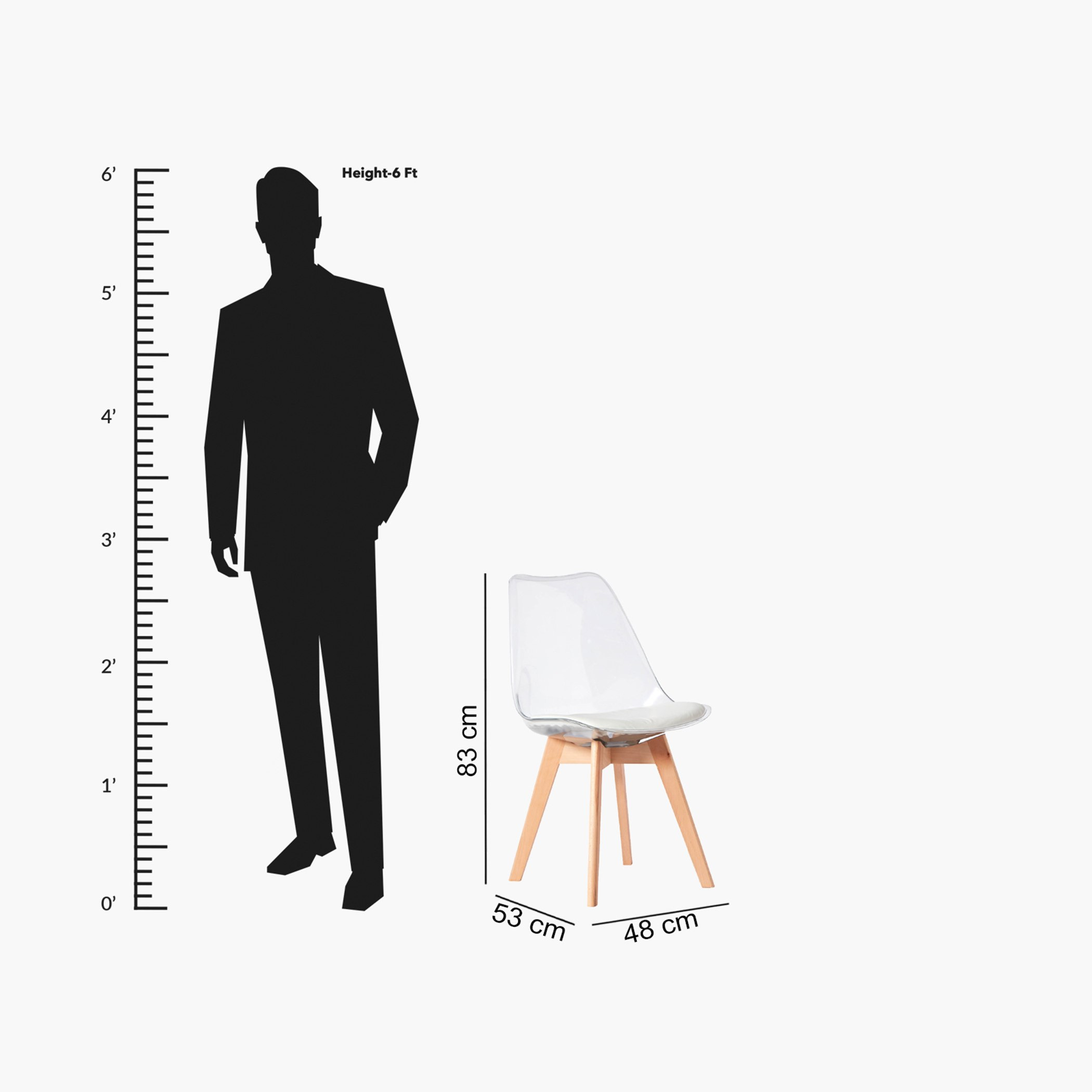 Toto Jazz Study Chair with Seat Cushion-hbxfurniture-office-chairs-image-9