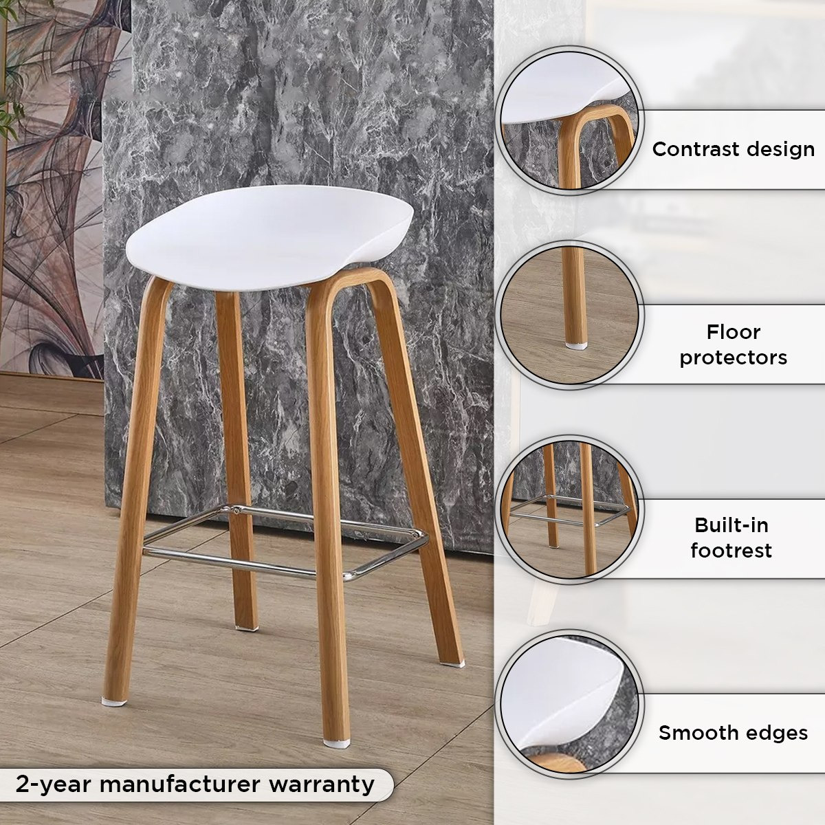 Toto Bar Stool with Metal Legs-hbxfurniture-diningroom-barcountersandbarstools-image-4