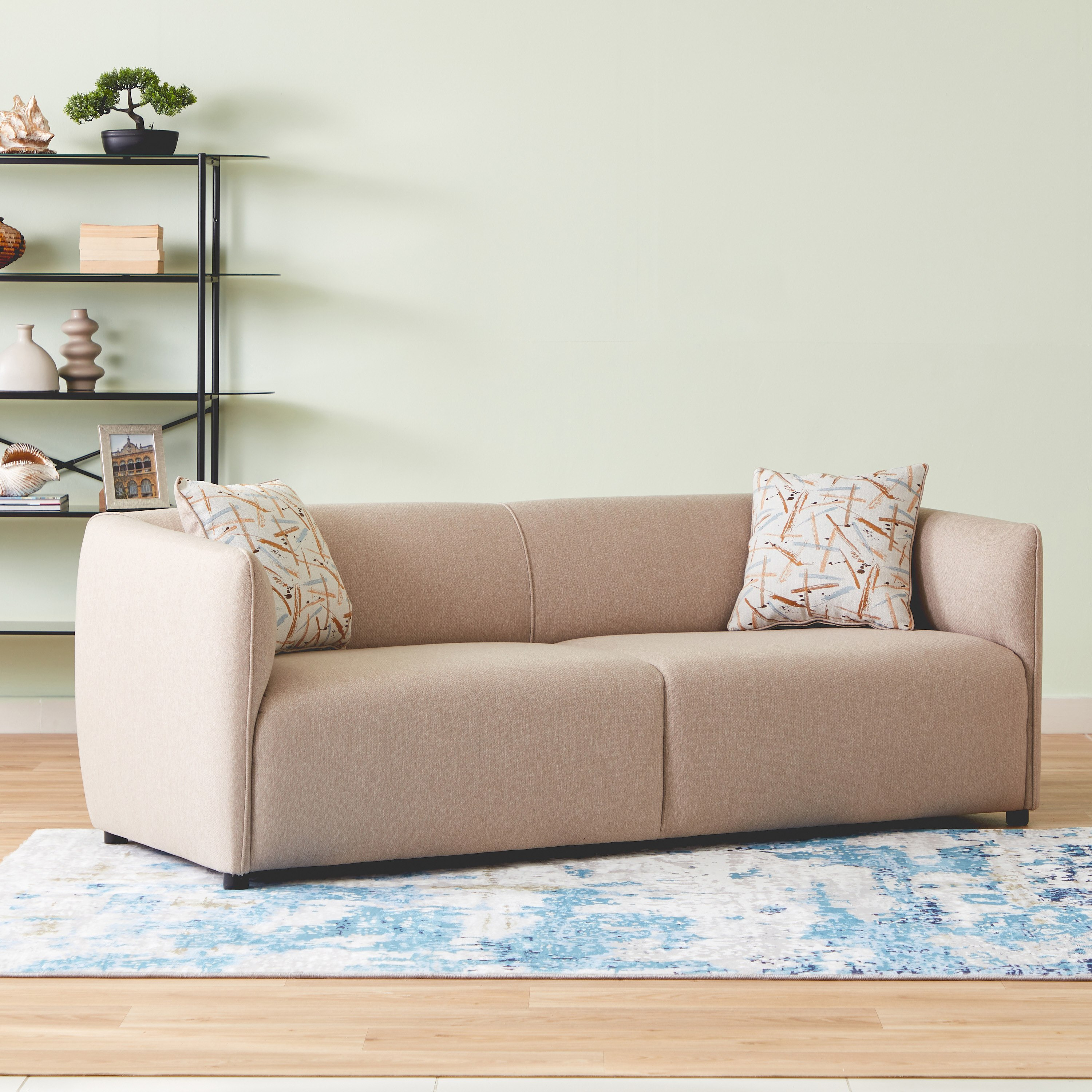 Deyton 3-Seater Fabric Sofa with 2 Cushions-hbxlivingroom-sofasandarmchairs-sofas-image-2