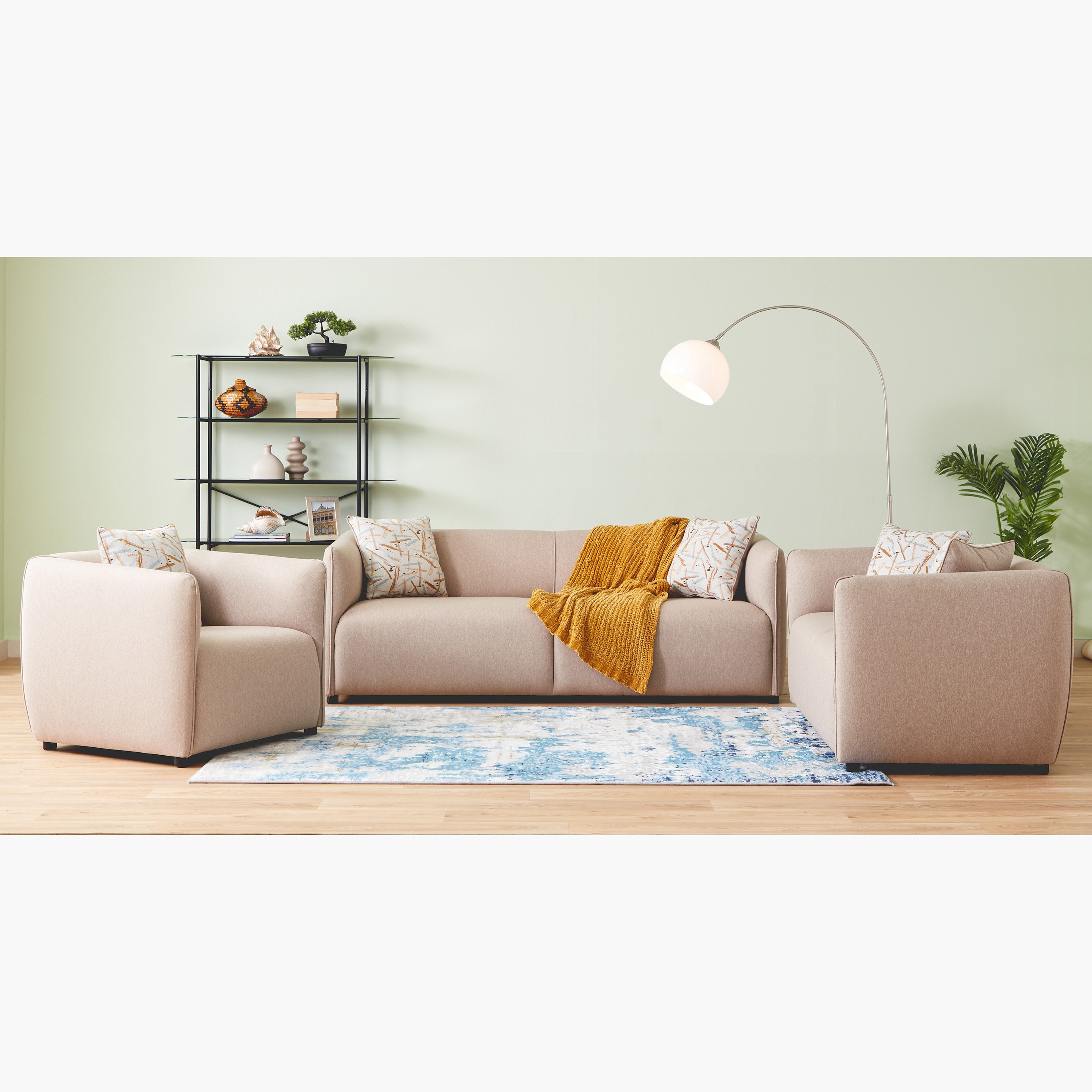 Deyton 3-Seater Fabric Sofa with 2 Cushions-hbxlivingroom-sofasandarmchairs-sofas-image-8