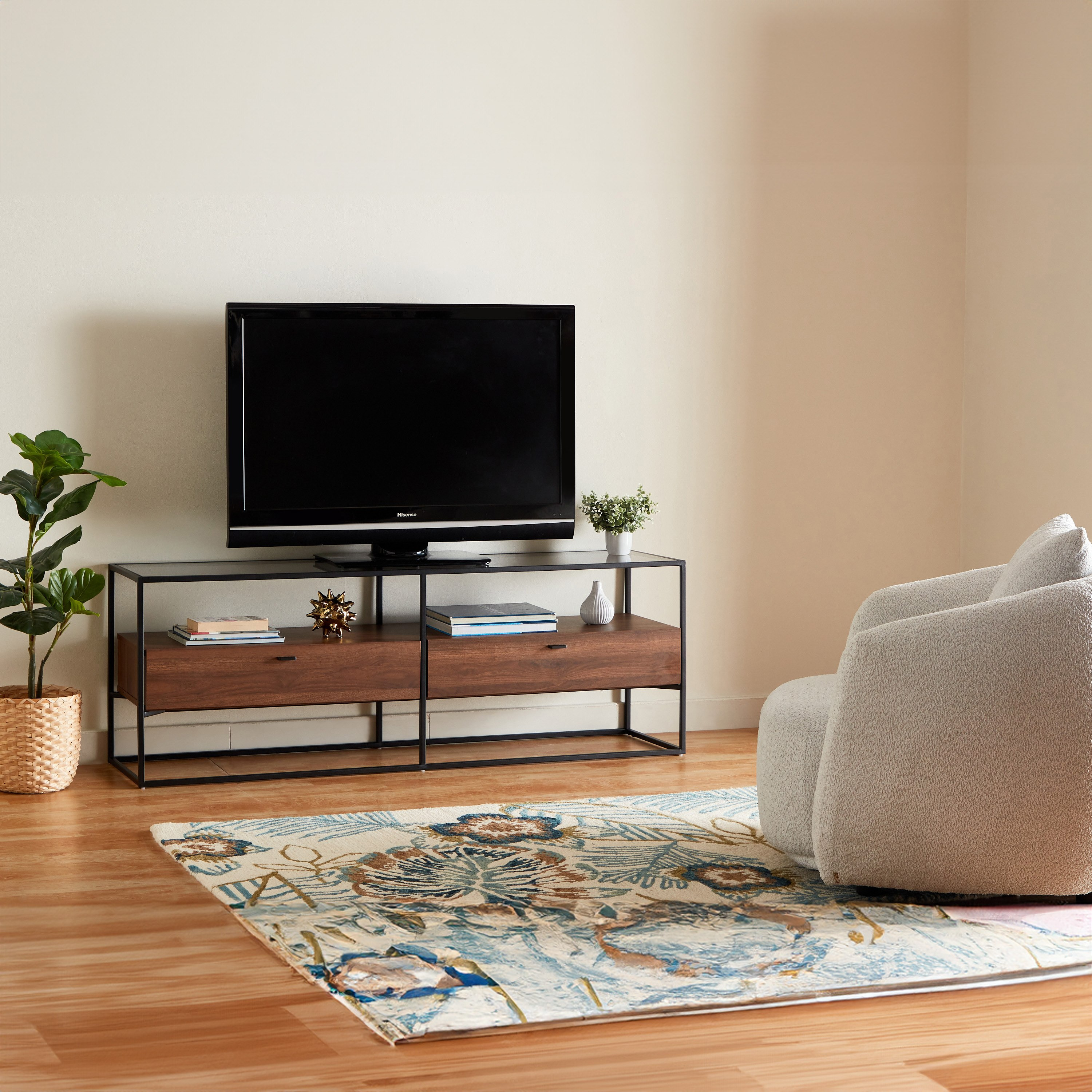 Ruby 1.6 Metre Glass Top TV Unit for TVs up to 70 inches-hbxlivingroom-mediaunitsandstorage-tvunits-image-12