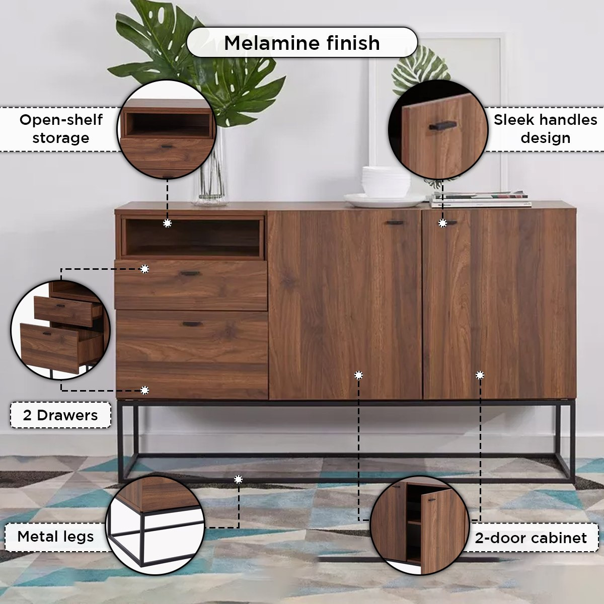 خزانة جانبية ببابين ودرجين من سكوت-hbxfurniture-diningroom-buffetsandsideboards-image-4