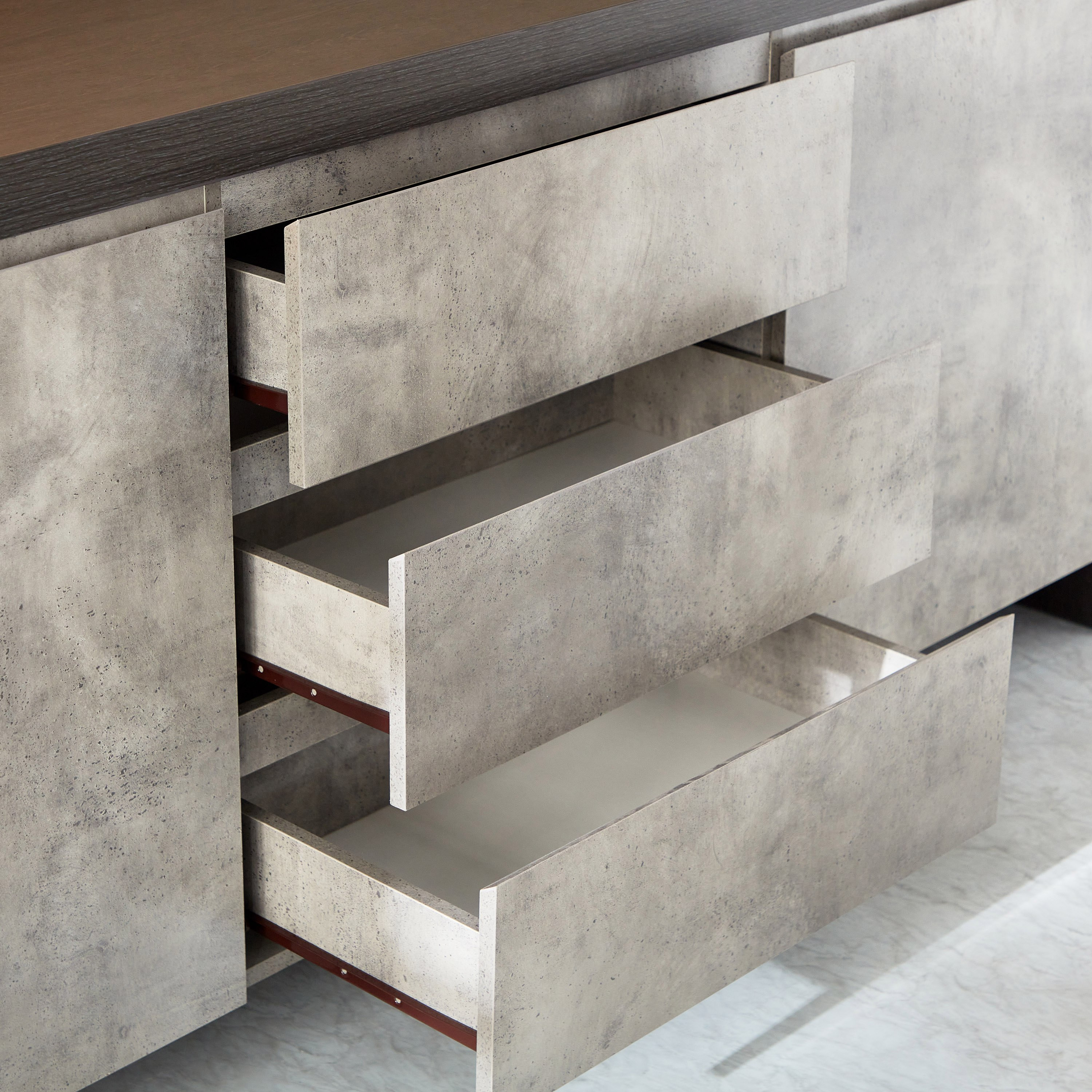 وحدة جانبية بـ3 أدراج وبابين - مانهاتن لوكس-hbxfurniture-diningroom-buffetsandsideboards-image-4