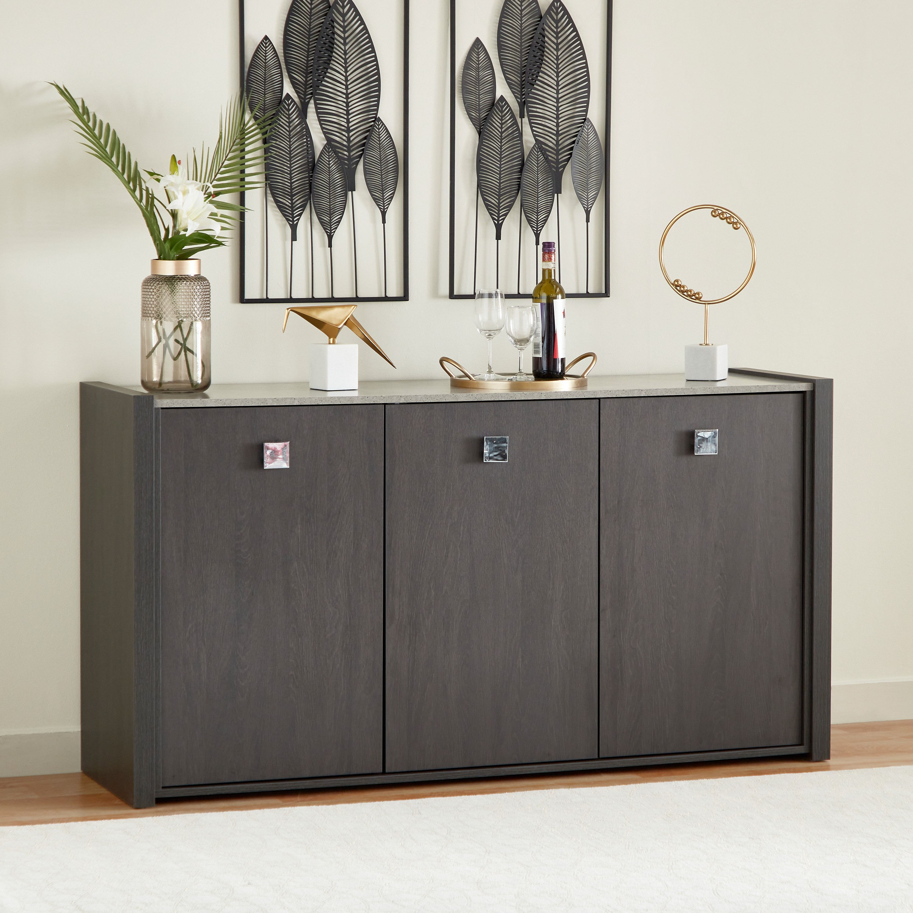 Buffet cabinet deals with drawers